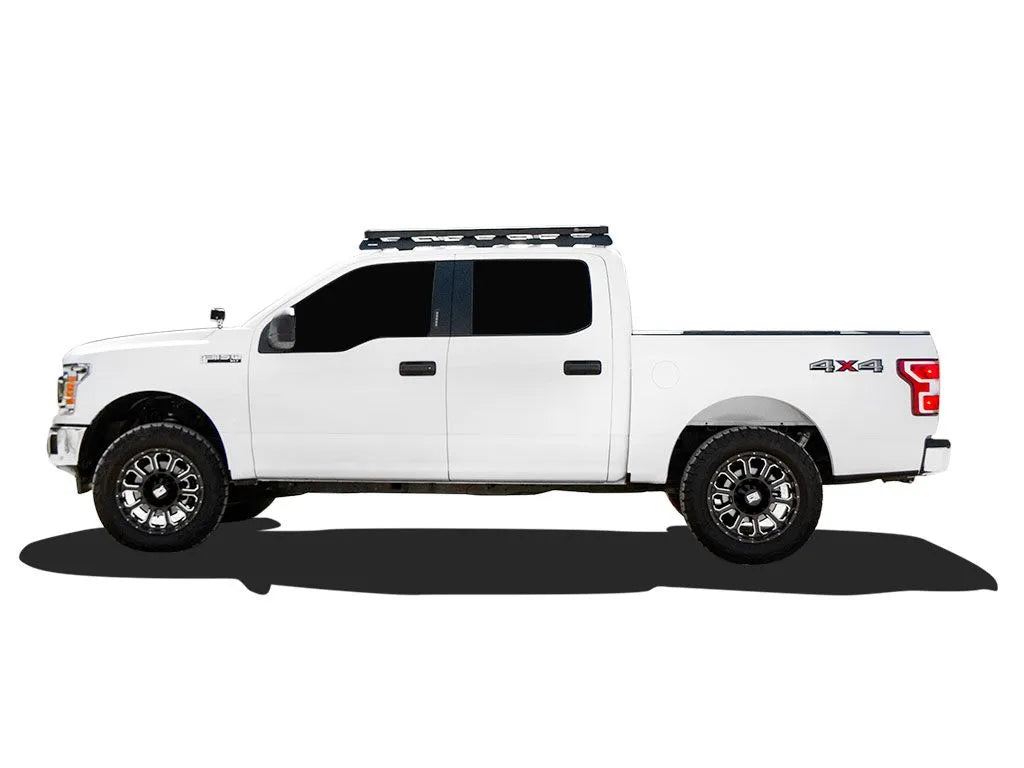 2009-2023 Ford F150 Slimline II Low Profile Roof Rack Kit by Front Runner Outfitters | Heavy Duty Aluminum Truck Bed Rack for Camping & Off-Road Adventures