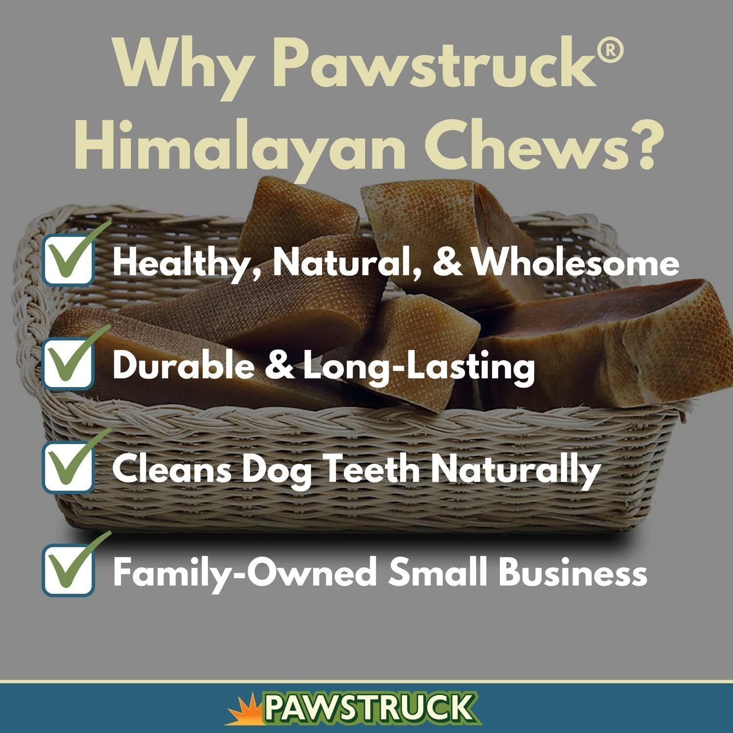 Pawstruck XL Monster Himalayan Yak Cheese Dog Chews - Premium Long-Lasting Natural Treat for Aggressive Chewers - High Protein Odor-Free Limited Ingredient Dog Chew - 1 Pack (Packaging May Vary) - Perfect for Large Breed Dogs & Powerful Chewers - Great for Training, Teething & Dental Health