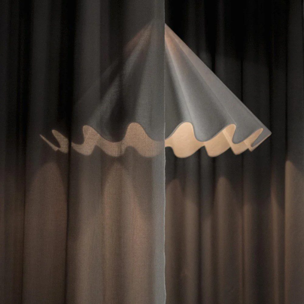 AUDO CPH 95cm Off White Dancing Pendant Light - Modern Scandinavian Ceiling Lamp for Living Room, Bedroom, or Dining Area