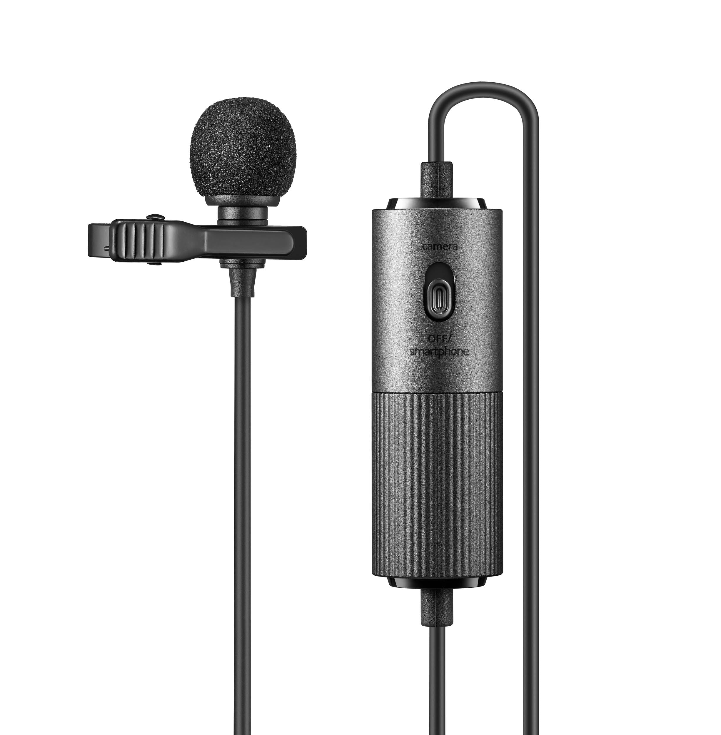 LMS 60C 6m Omni-Directional Lavalier Ultra Compact Microphone - Professional Clip-On Mic for YouTube, Podcasting, Interviews & Live Streaming