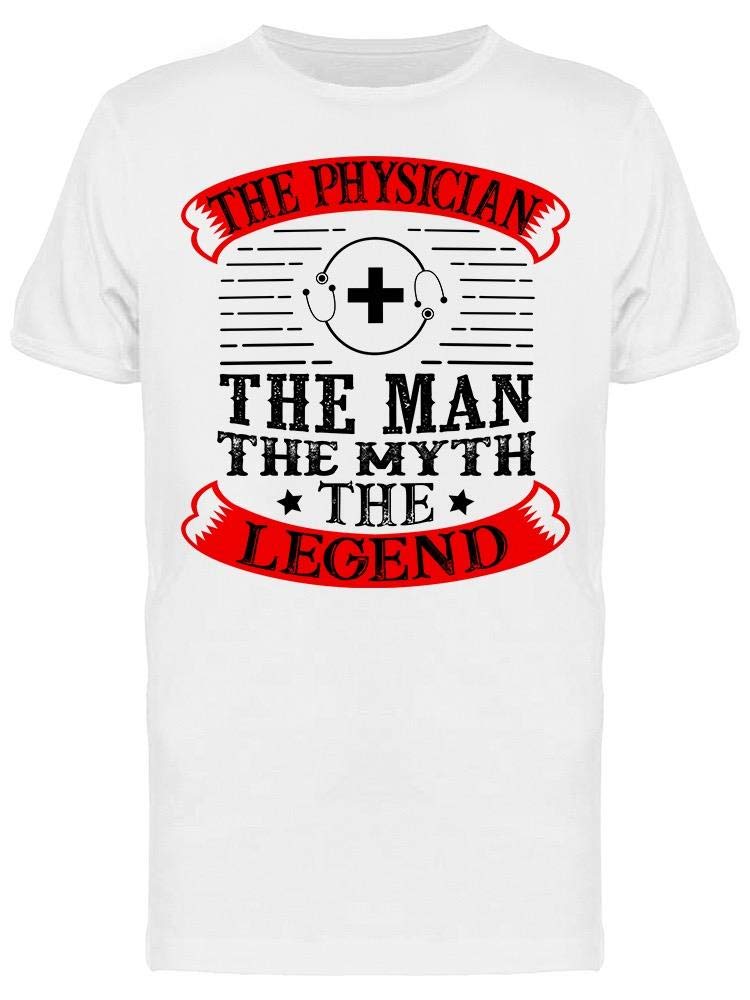 Smartprints The Physician Men's T-Shirt - Comfortable Cotton Doctor Tee for Casual Wear & Medical Professionals