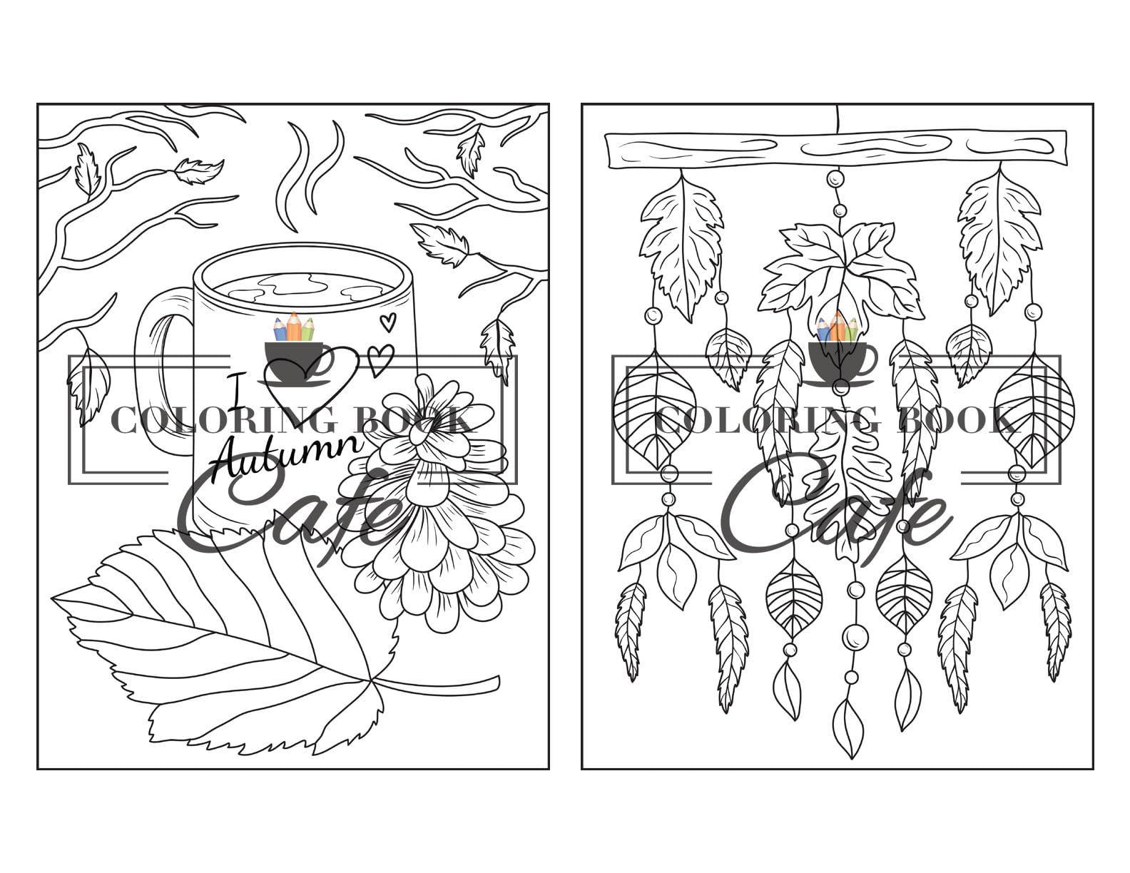 Easy Autumn: Adult Coloring Book with 50 Fun & Relaxing Fall Designs | Stress Relief & Mindfulness Activity for Adults | Perfect for Thanksgiving, Halloween & Seasonal Relaxation