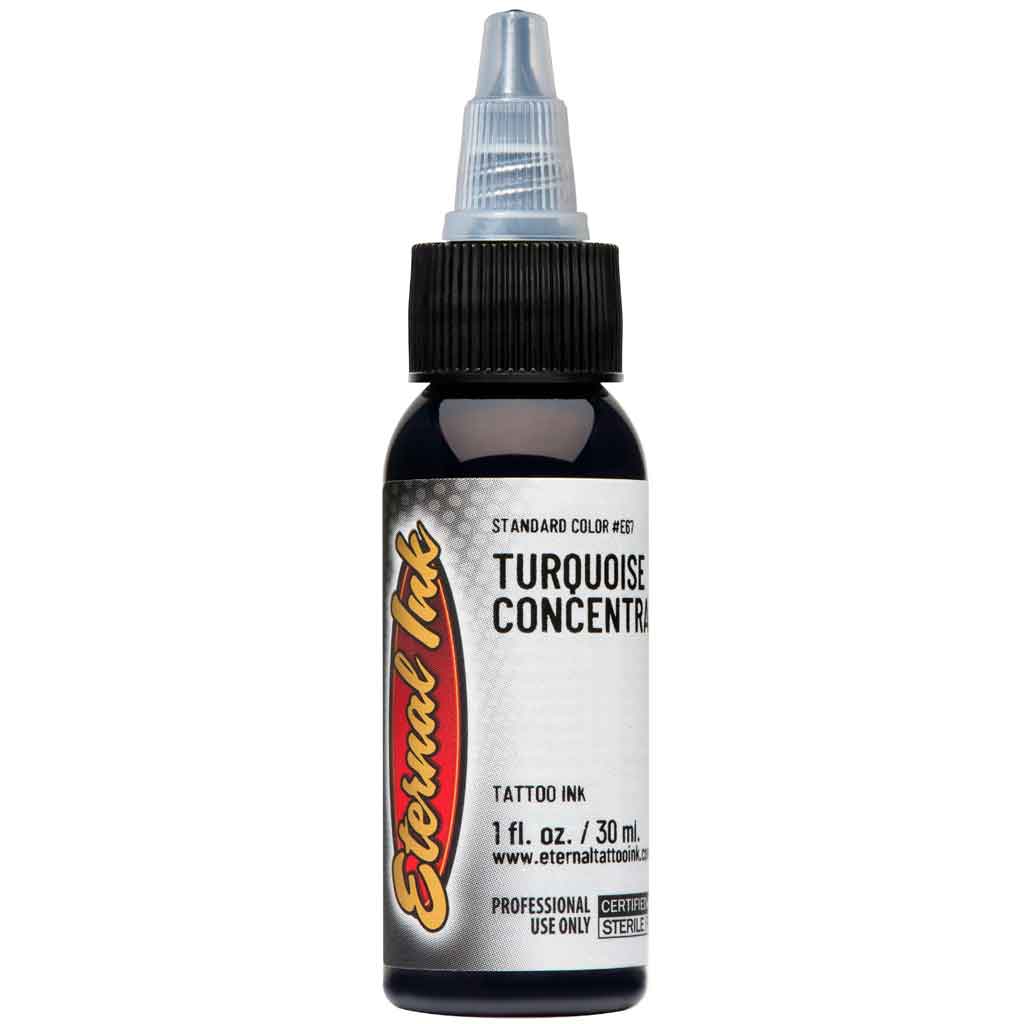 Premium Turquoise Concentrate Ink - Vibrant, Long-Lasting & Fade-Resistant for Tattoos, Calligraphy & Art Projects