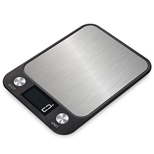 **Digital Kitchen Scale with LED Display - Stainless Steel Multifunctional Food Scale for Precise Measuring in Baking, Cooking & Coffee Brewing | Perfect for Home & Professional Kitchens**