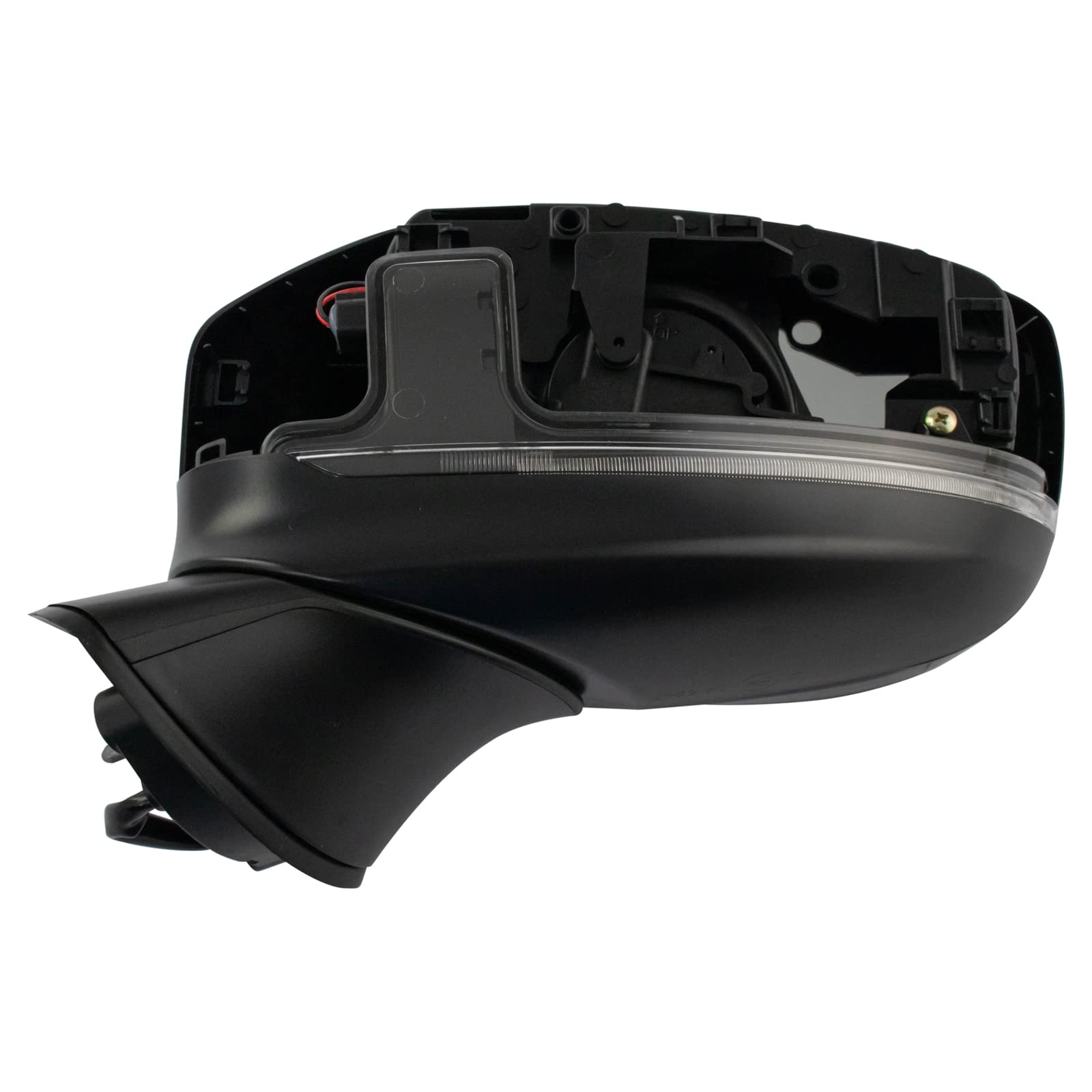 TRQ Left Side Manual Folding Mirror Replacement for 2017-2022 Mazda CX-5 & 2016-2020 CX-9 - Driver Side Mirror Without Heat or Blind Spot Indicator (Part# MA1320194 MA1324104) - Perfect for Parking & City Driving