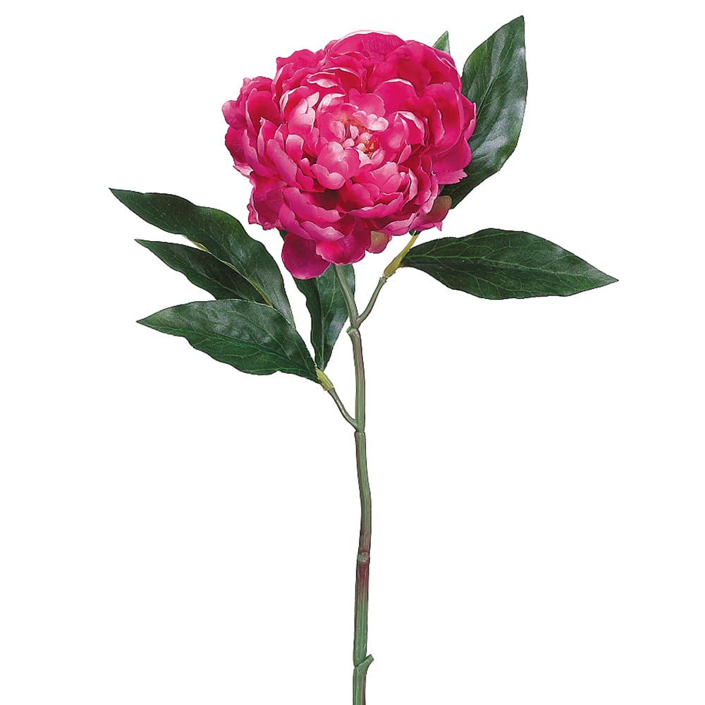 18.5 Inch Artificial Peony Spray Orchid Flowers - Pack of 12 - Realistic Silk Floral Arrangement for Wedding Centerpieces, Home Decor, and Party Decorations