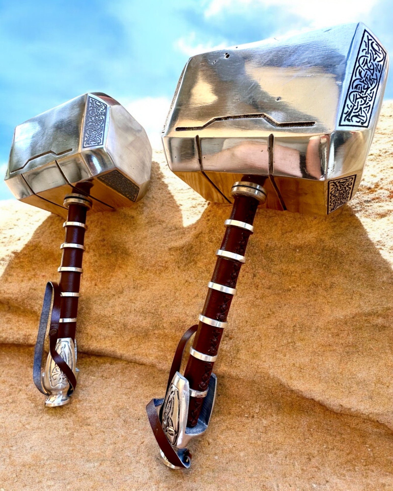 Thor's Hammer Chief - Handcrafted Artisan Hammer with Custom Engraving | Perfect Gift for Norse Mythology Lovers, Collectors & DIY Enthusiasts | Great for Home Decor, Cosplay & Special Occasions