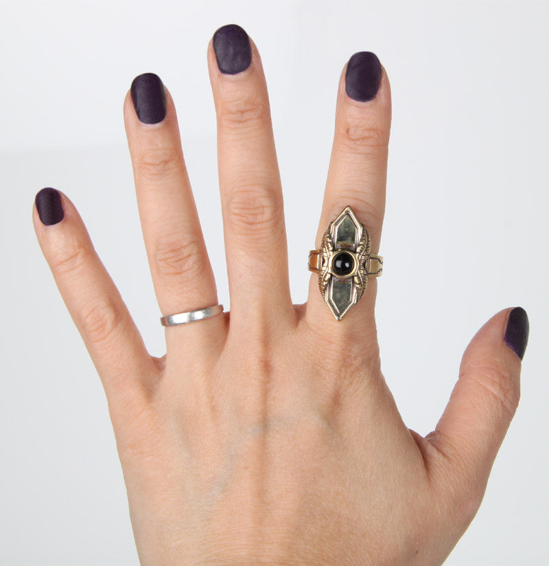 Shield Ring for Men - Handmade Brass Protection Ring - Perfect for Spiritual Defense, Fashion & Daily Wear