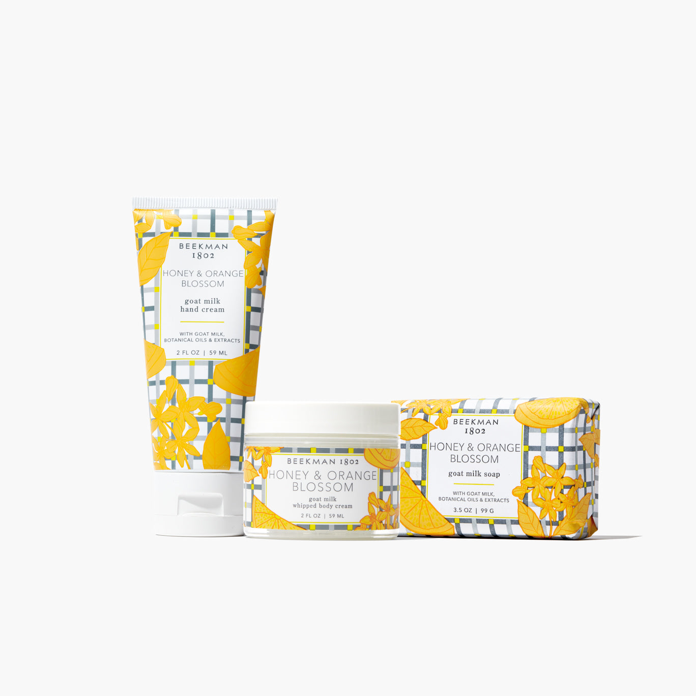 Honey & Orange Blossom Bodycare Minis Discovery Kit - Travel Size Skincare Set for Dry Skin, Natural Moisturizing Gift Set - Perfect for Gifts, Travel & Daily Skincare Routine