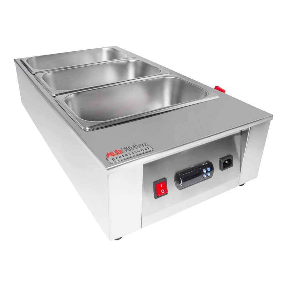 ALDKitchen 3-Tank Digital Chocolate Melting Pot with Precise Temperature Control - 110V Electric Chocolate Melter for Candy Making, Fondue, Baking & DIY Desserts - Perfect for Home, Bakery & Party Use
