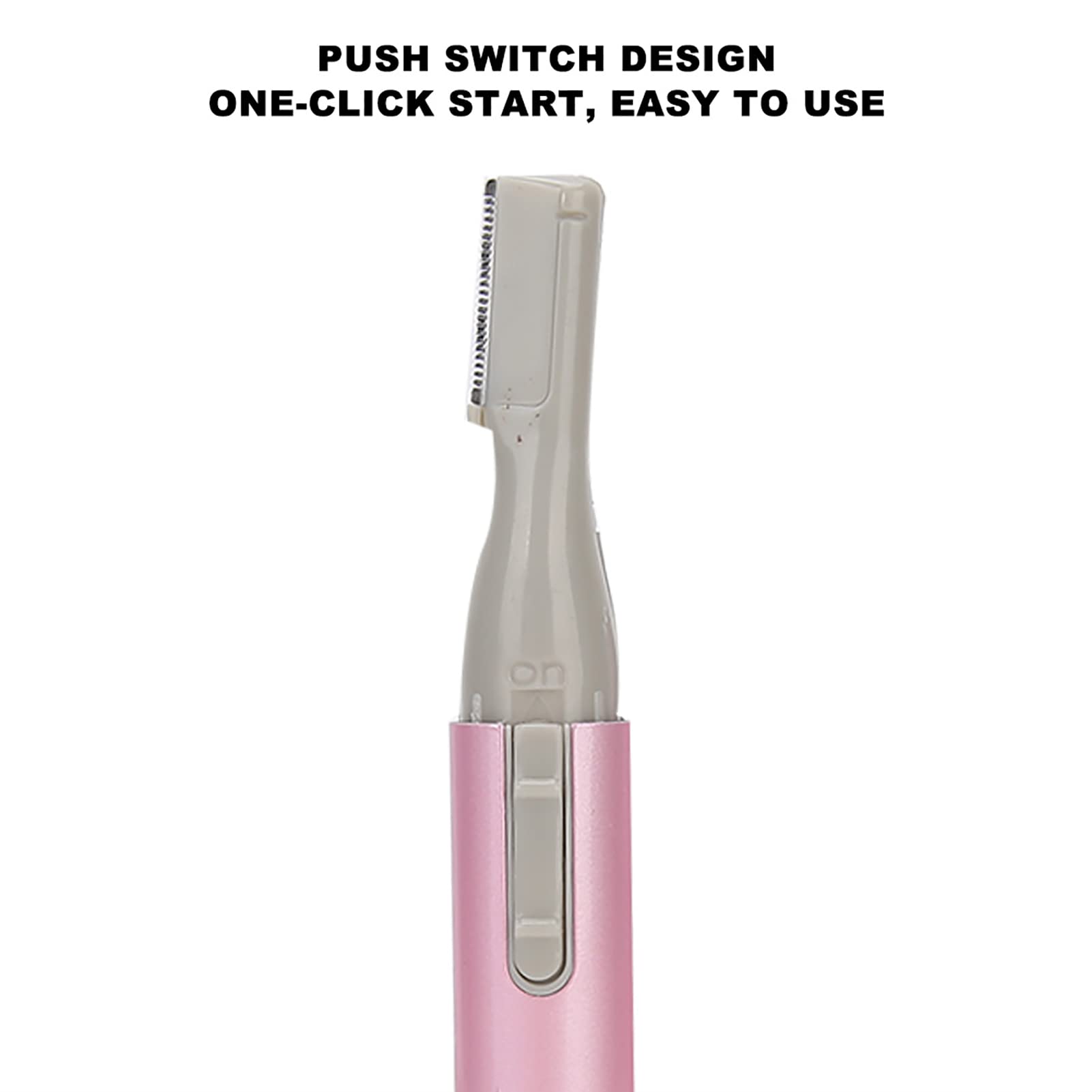 Electric Eyebrow Trimmer for Women - Painless Facial Hair Removal Tool for Eyebrows, Neckline, Nose & Ears | Portable Rechargeable Eyebrow Shaver | Perfect for Travel, Home Use & Quick Grooming