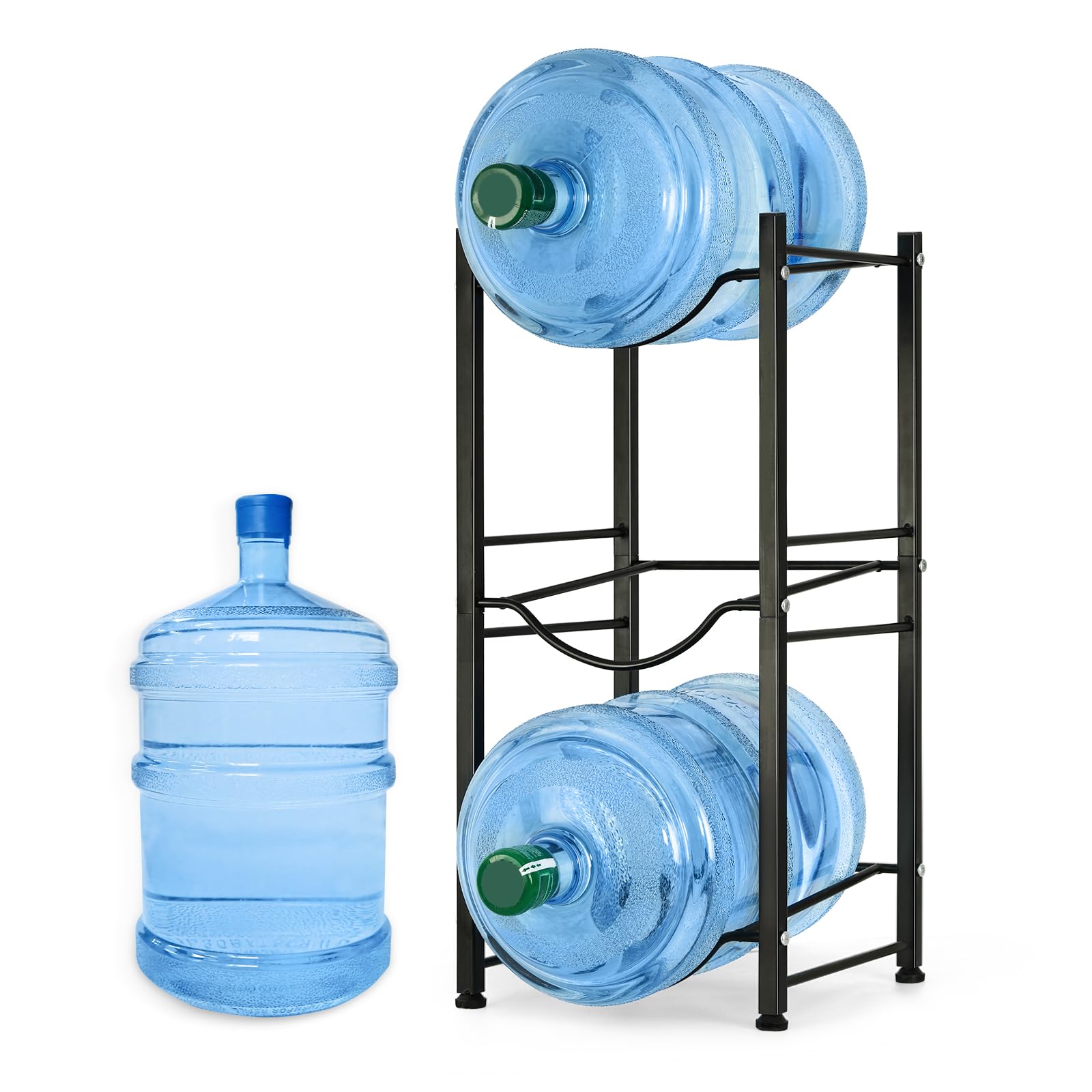5 Gallon Water Bottle Holder - Heavy Duty 3-Tier Organizer for Home & Office