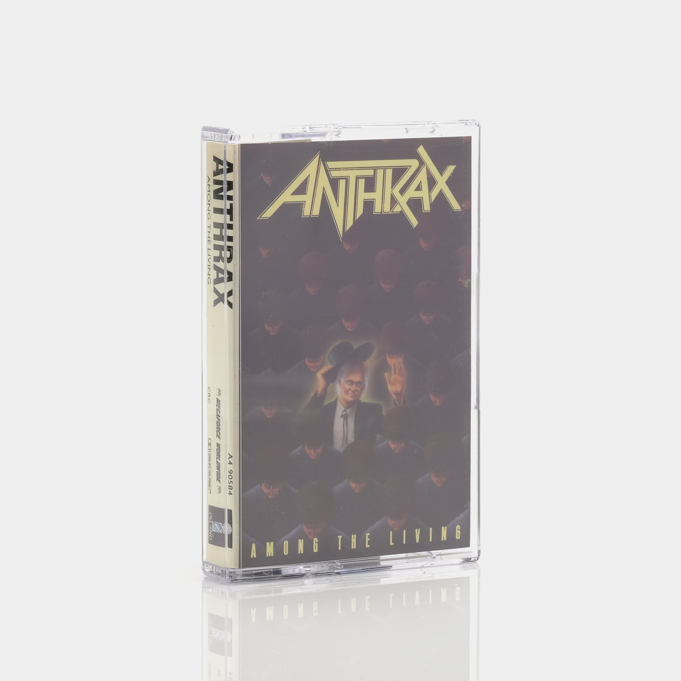Anthrax Among The Living Cassette Tape - Vintage Thrash Metal Music Album for Collectors & Fans | Perfect for Home Listening, Car Rides & Retro Music Parties