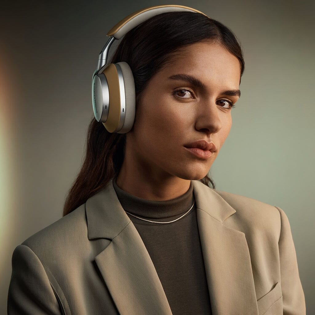 Bowers & Wilkins PX8 Wireless ANC Headphones - Premium Noise Cancelling Bluetooth Headset with Hi-Fi Sound for Travel, Work & Music Listening (Open Box)