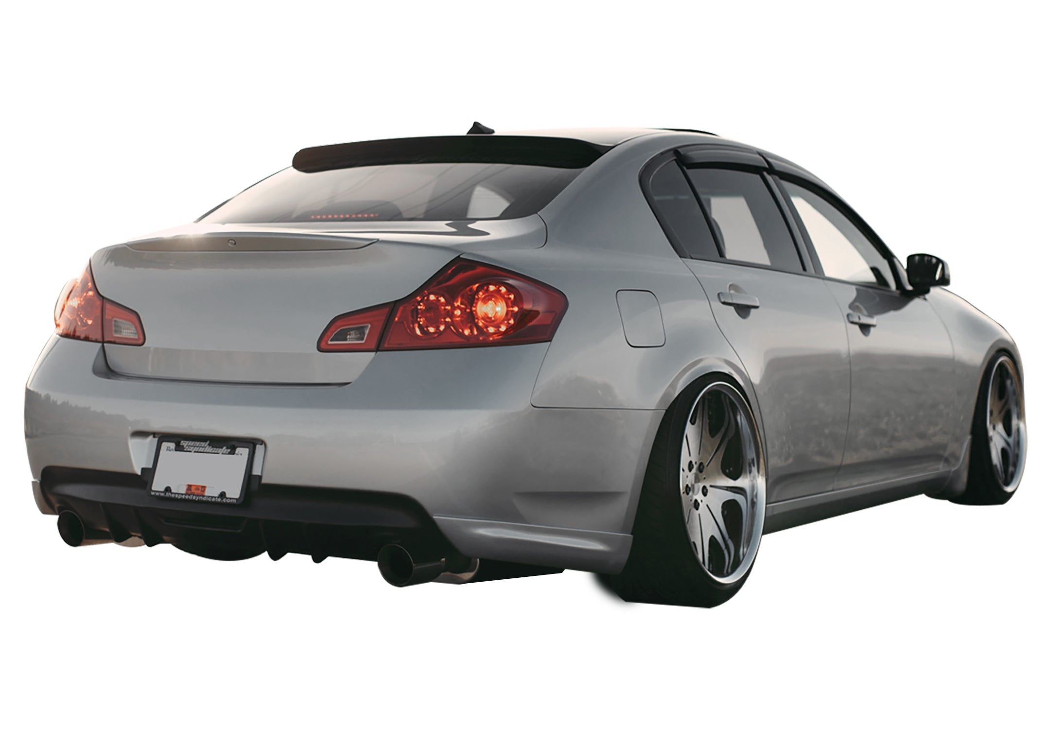 2007-2008 Infiniti G35 Sedan Rear Roof Spoiler Wing - High Performance Carbon Fiber Trunk Lip for Enhanced Aerodynamics - Perfect for Car Enthusiasts & Street Racing