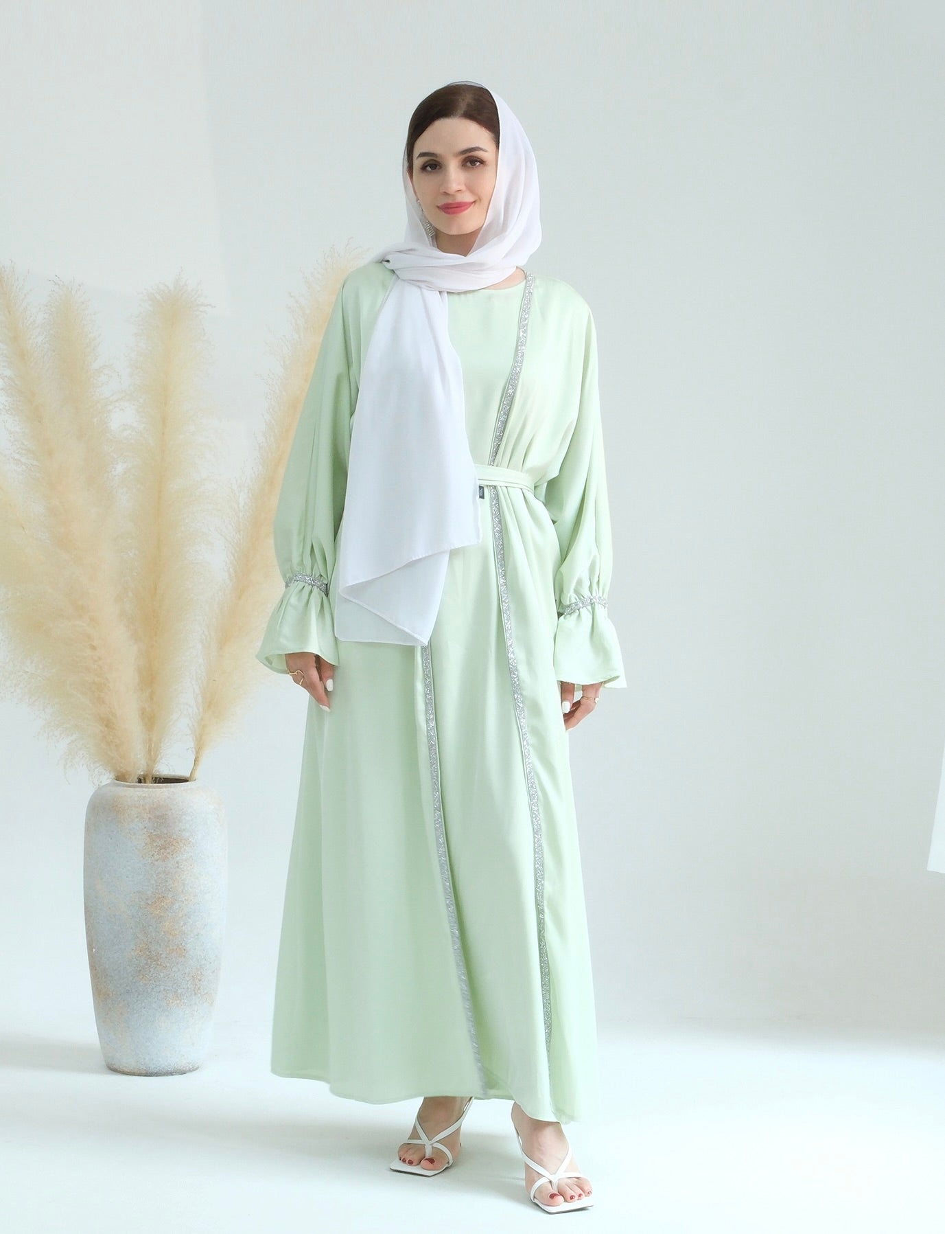 Aria2 Matching 3-Piece Set in Mint Green - Women's Casual Outfit for Spring & Summer | Perfect for Brunch, Beach Vacations, and Date Nights