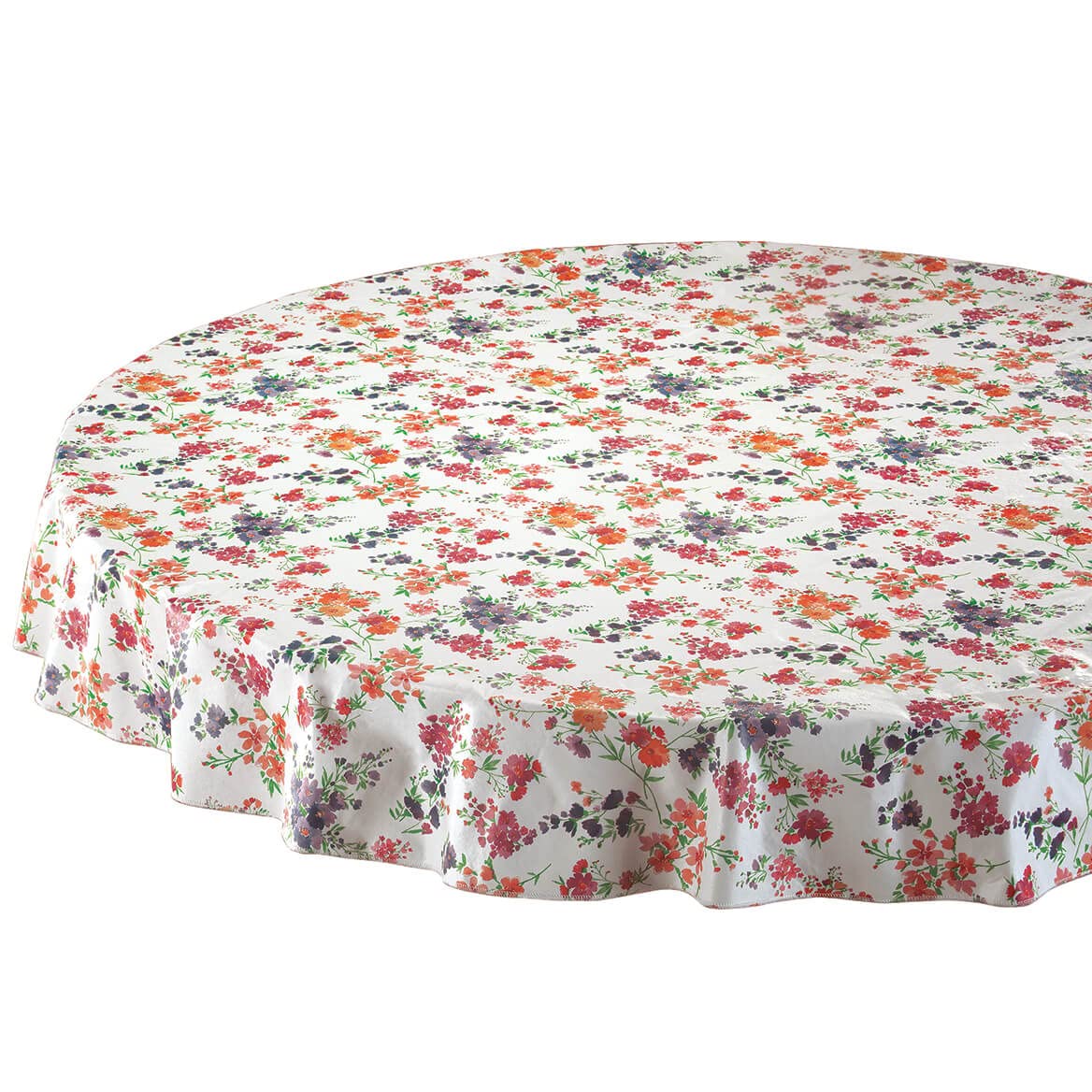 Chef's Pride Wildflowers Vinyl Table Cover - Waterproof & Easy Clean - Perfect for Outdoor Picnics, BBQs, and Party Decorations