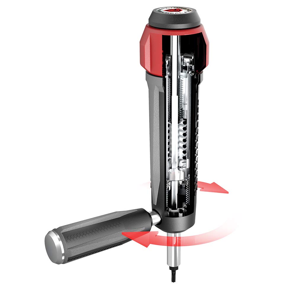 Real Avid Gunsmithing Torque Wrench Kit - All-in-One Torque Driver Tool with Screwdriver Bit Set & Precise 1 Inch/Pound Settings for Scope Mounting | Premium Gunsmith Kit for Rifle, Pistol & Firearm Maintenance | Perfect for Hunting, Shooting Range & Gunsmithing Projects