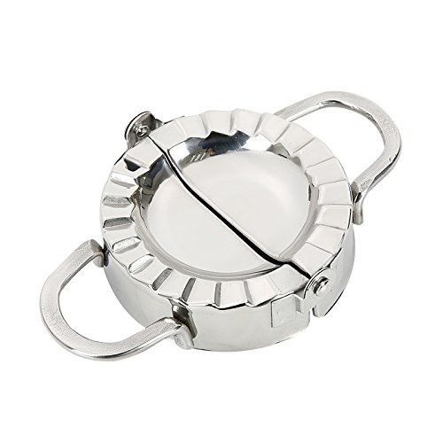 Stainless Steel Dumpling Maker Machine - Dough Press for Ravioli, Pierogi & More | Perfect for Home Cooking, Restaurants & Meal Prep