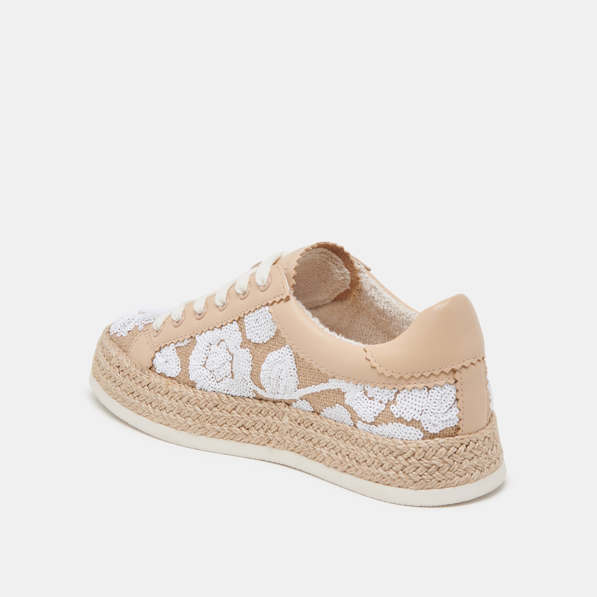 AZALIA Women's Floral Sequin Sneakers - Comfortable Casual Walking Shoes for Women - Perfect for Spring, Summer, and Everyday Wear
