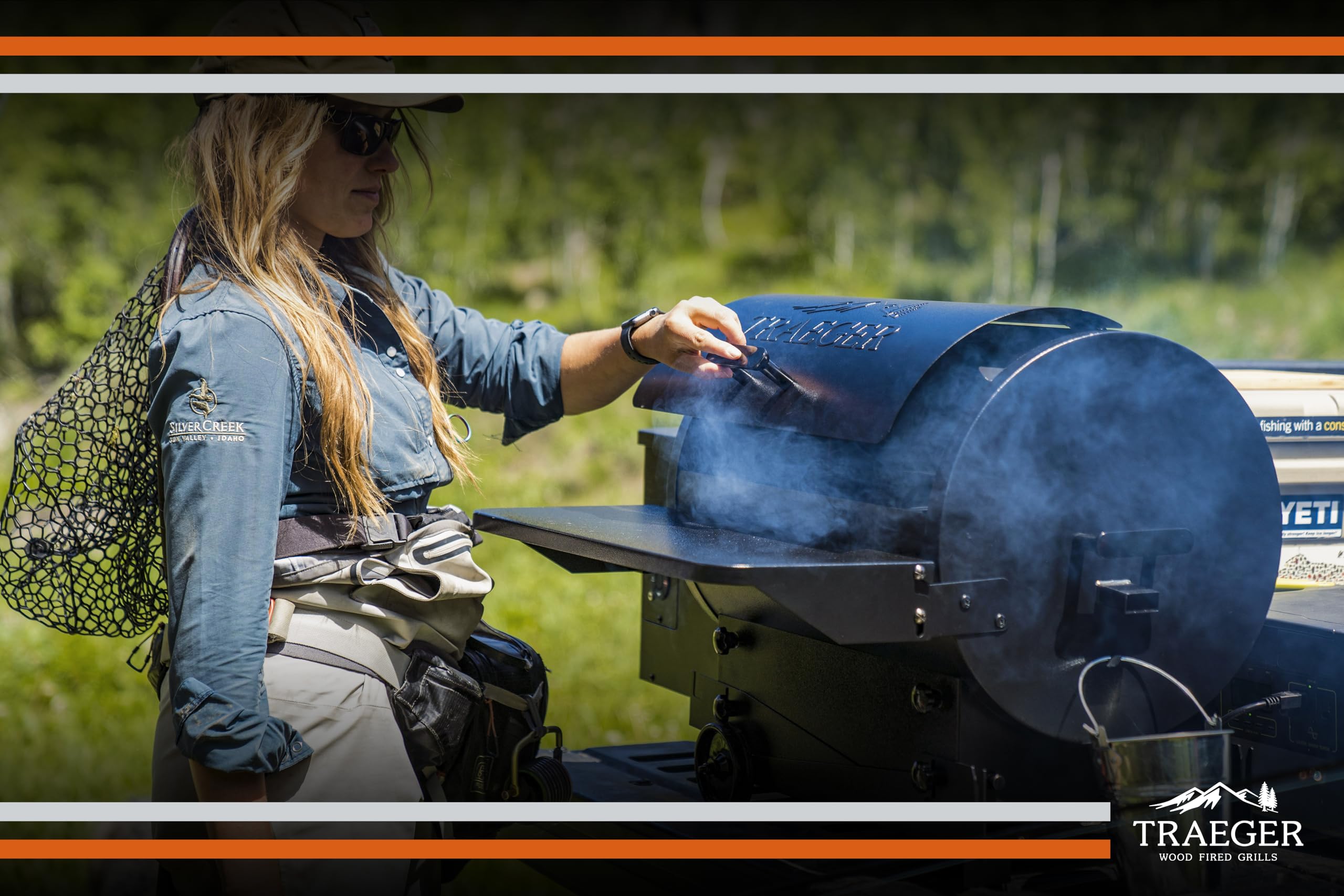 Traeger TFB30KLF Tailgater 20 Portable Wood Pellet Grill & Smoker – Foldable Legs, 6-in-1 Versatility, 300 sq in Cooking Space | Perfect for Tailgating, Camping, Backyard BBQs & Outdoor Cooking Adventures