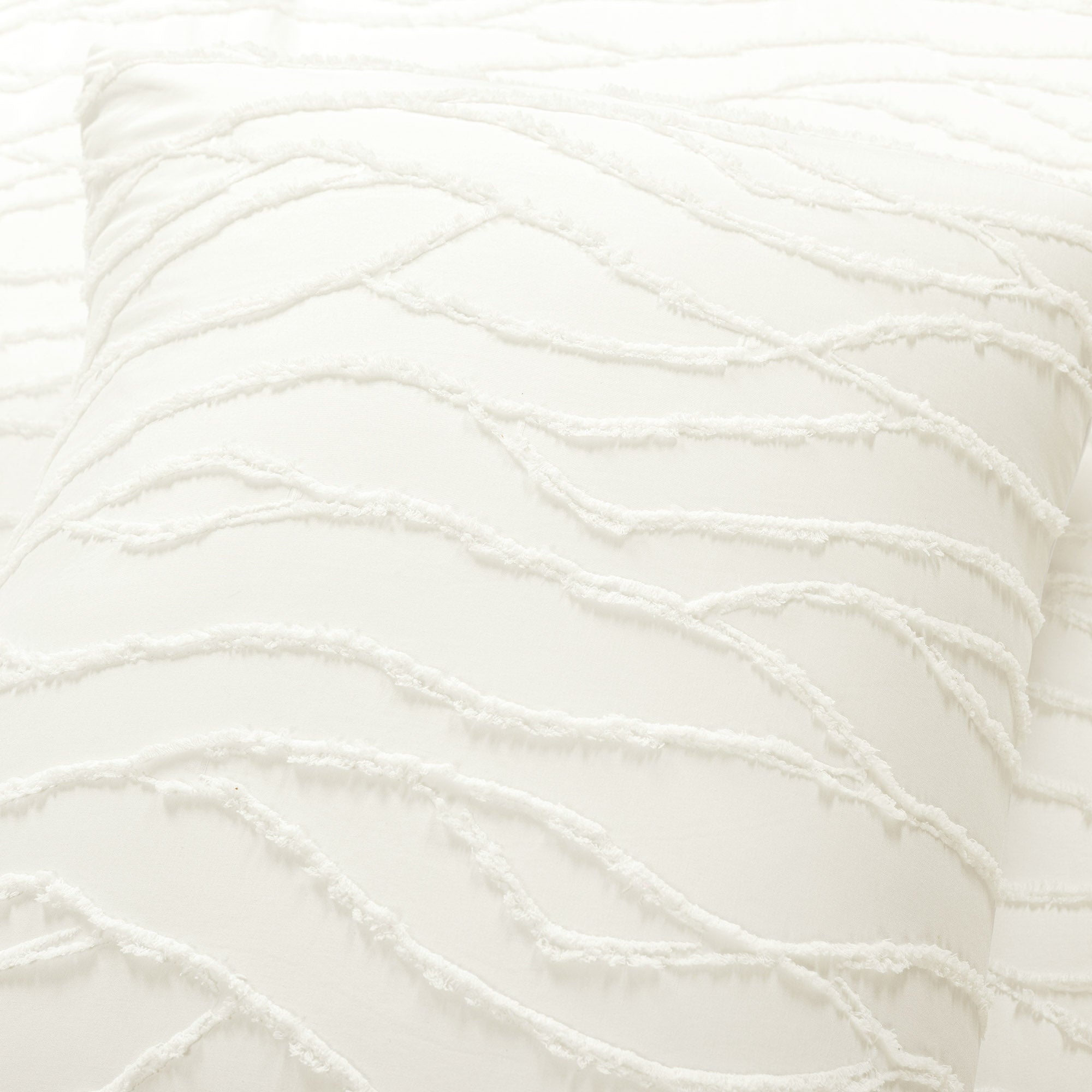 Jacquard Wave 3-Piece Comforter Set - Queen Size Bedding with Matching Pillow Shams - Luxury Soft Microfiber for Cozy Bedroom Decor & Guest Room Essentials
