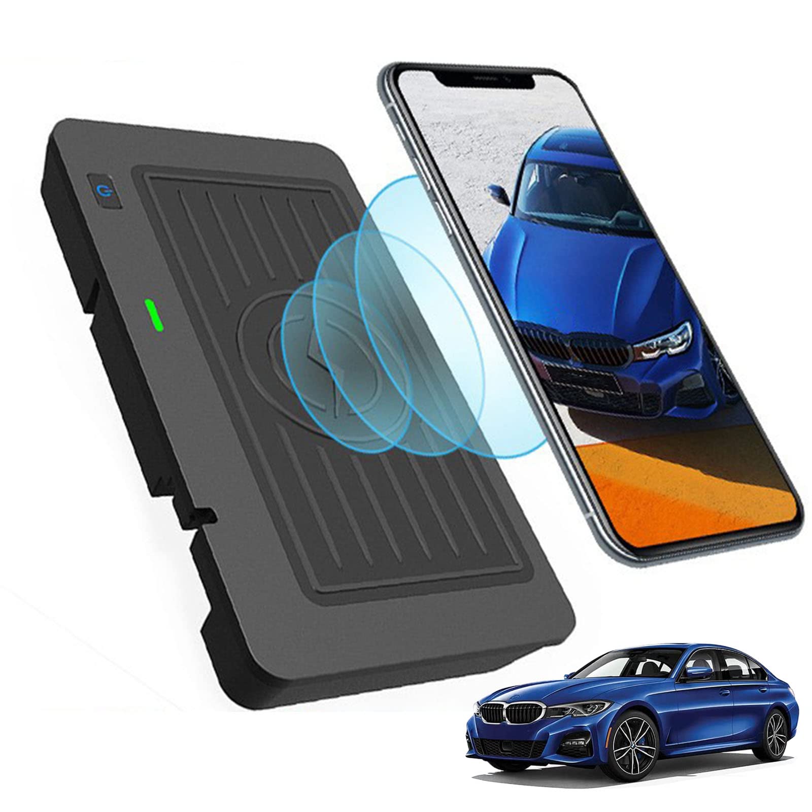 Upgraded 10W Fast Wireless Car Charger for BMW 3 Series G20 (2019-2021) & 4 Series G22 (2021) - Qi-Certified Center Console Charger Compatible with iPhone, Samsung & All Qi-Enabled Phones | Perfect for Commuting & Road Trips