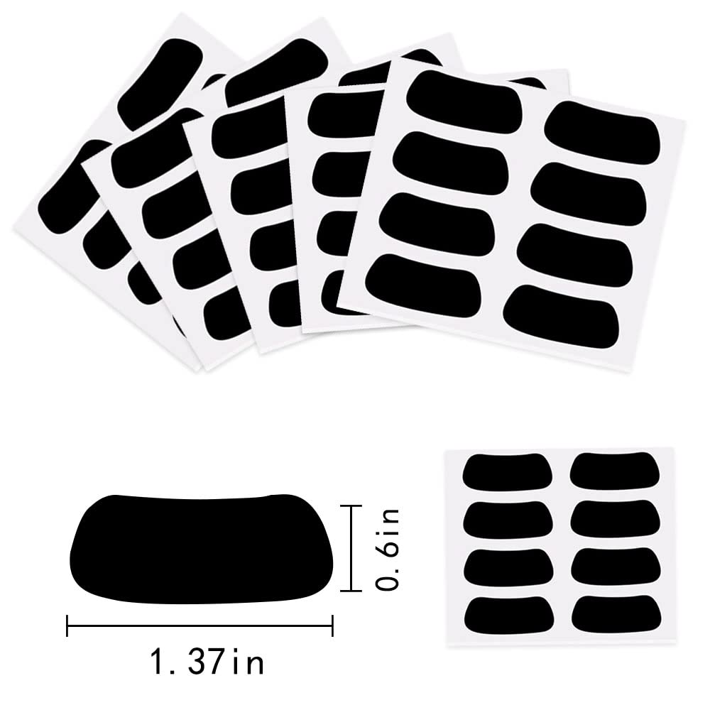 **60 Pairs Kids Eye Black Stickers - Breathable Sports Eyeblack Strips for Baseball, Football, Softball & Lacrosse - Perfect for Game-Day, Sports Parties & Fan Events**