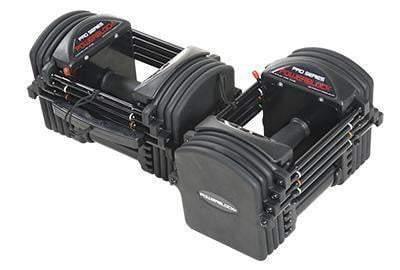 PowerBlock Pro EXP Stage 1 Adjustable Dumbbell Set (5-50 lbs) - Home Gym Strength Training Equipment for Weight Lifting & Fitness Workouts