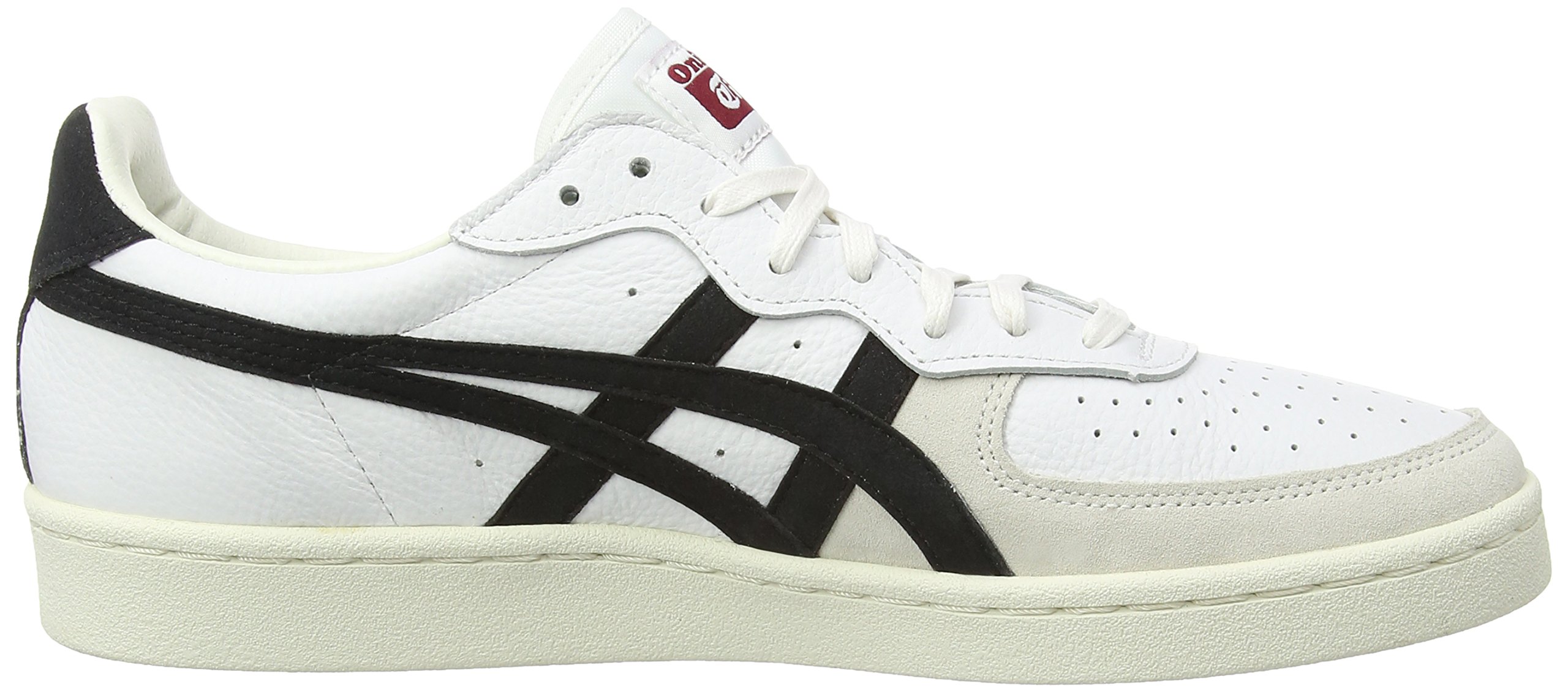 Onitsuka Tiger Men's Mexico 66 Low-Top Sneakers - White/Black (0190) - Size 6 UK - Classic Casual Shoes for Everyday Wear & Street Style Fashion