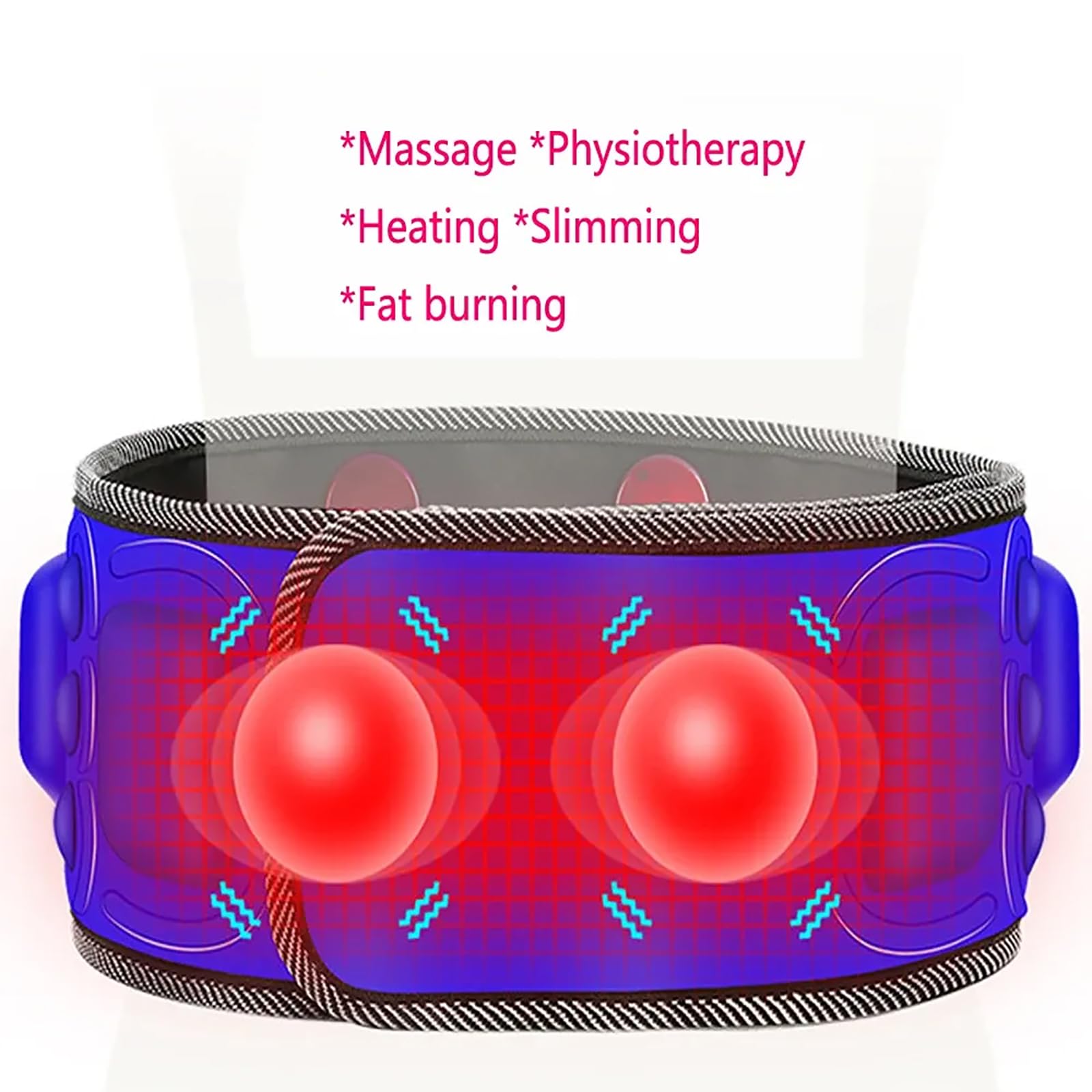 Electric Vibrating Slimming Belt - 38 Speed Adjustable & 18 Magnets for Belly Fat Burning, Waist Toning & Body Shaping - Perfect for Home, Office & Full Body Workout