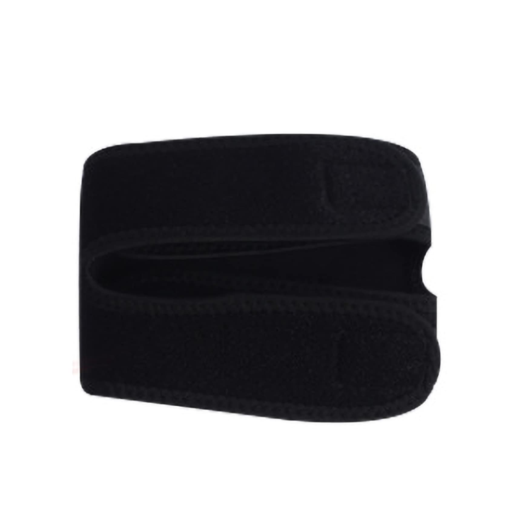 HSManLian Adjustable Patella Knee Strap Brace - Support for Running, Climbing, Cycling & Fitness - Black - Ideal for Joint Pain Relief & Active Lifestyles