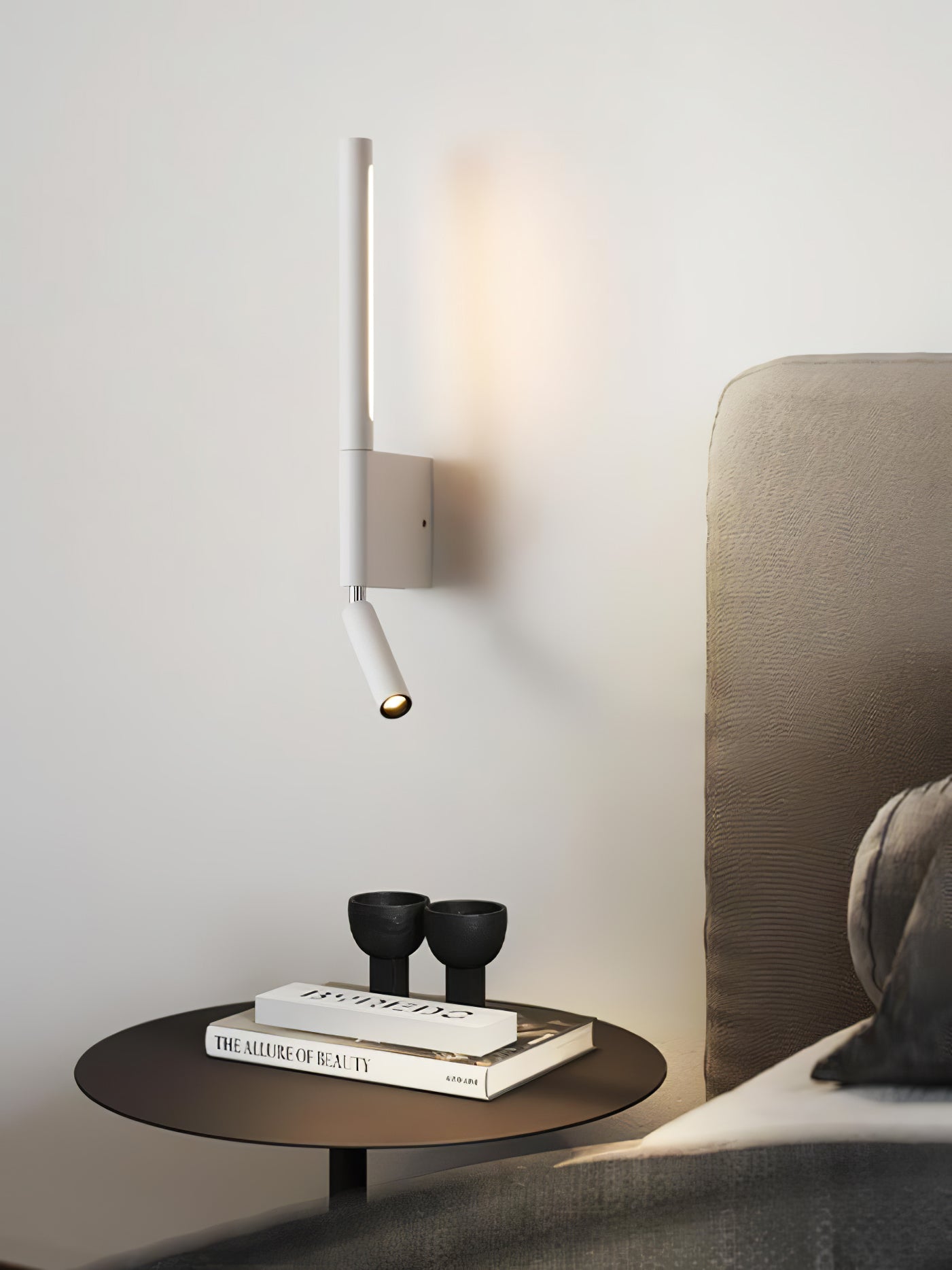 Modern LED Wall Light for Home Decor - Energy Efficient Indoor Lighting for Living Room, Bedroom, and Hallway - Dimmable Warm White Light Fixture