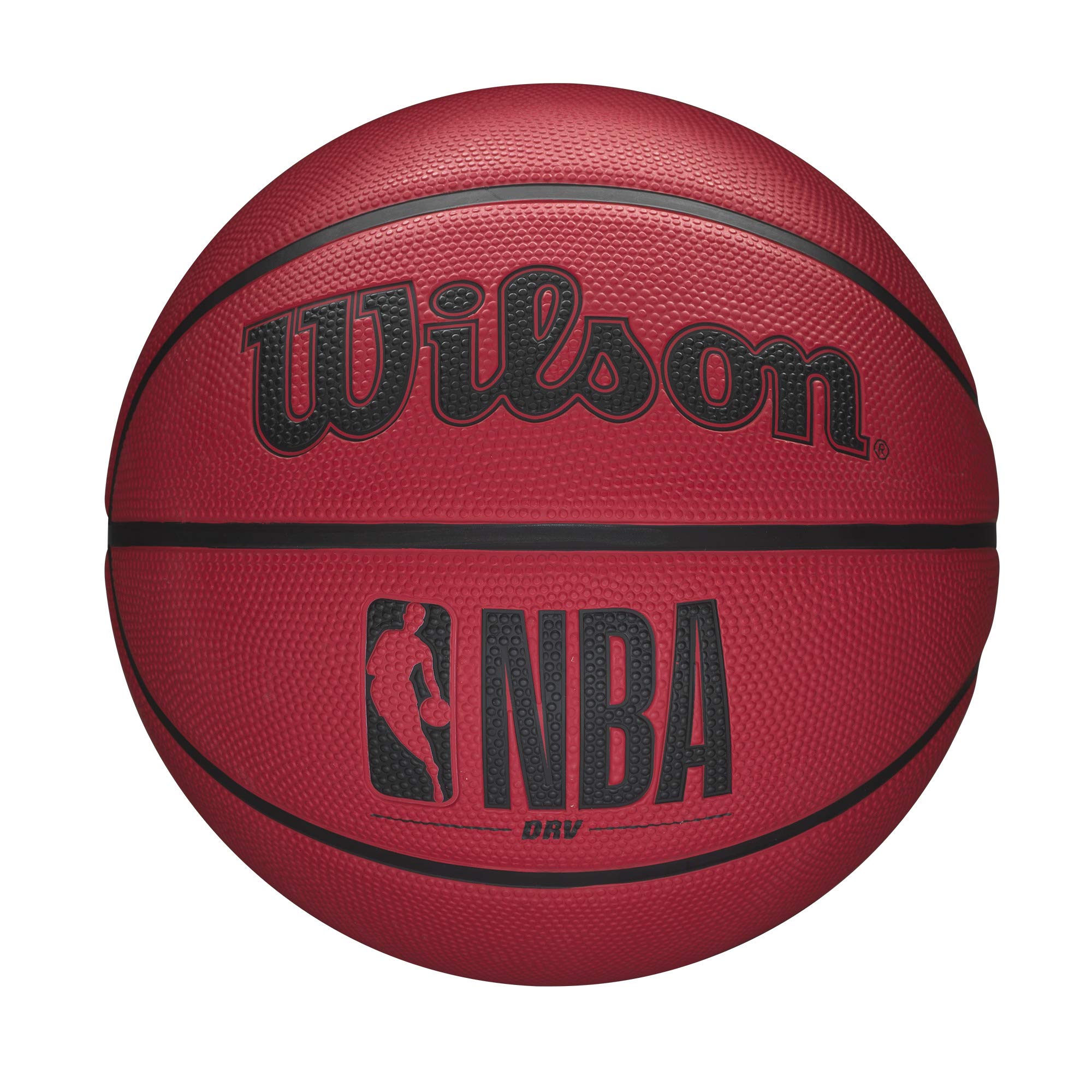Wilson NBA DRV Basketball - Indoor/Outdoor Game Ball for Courts & Street Play