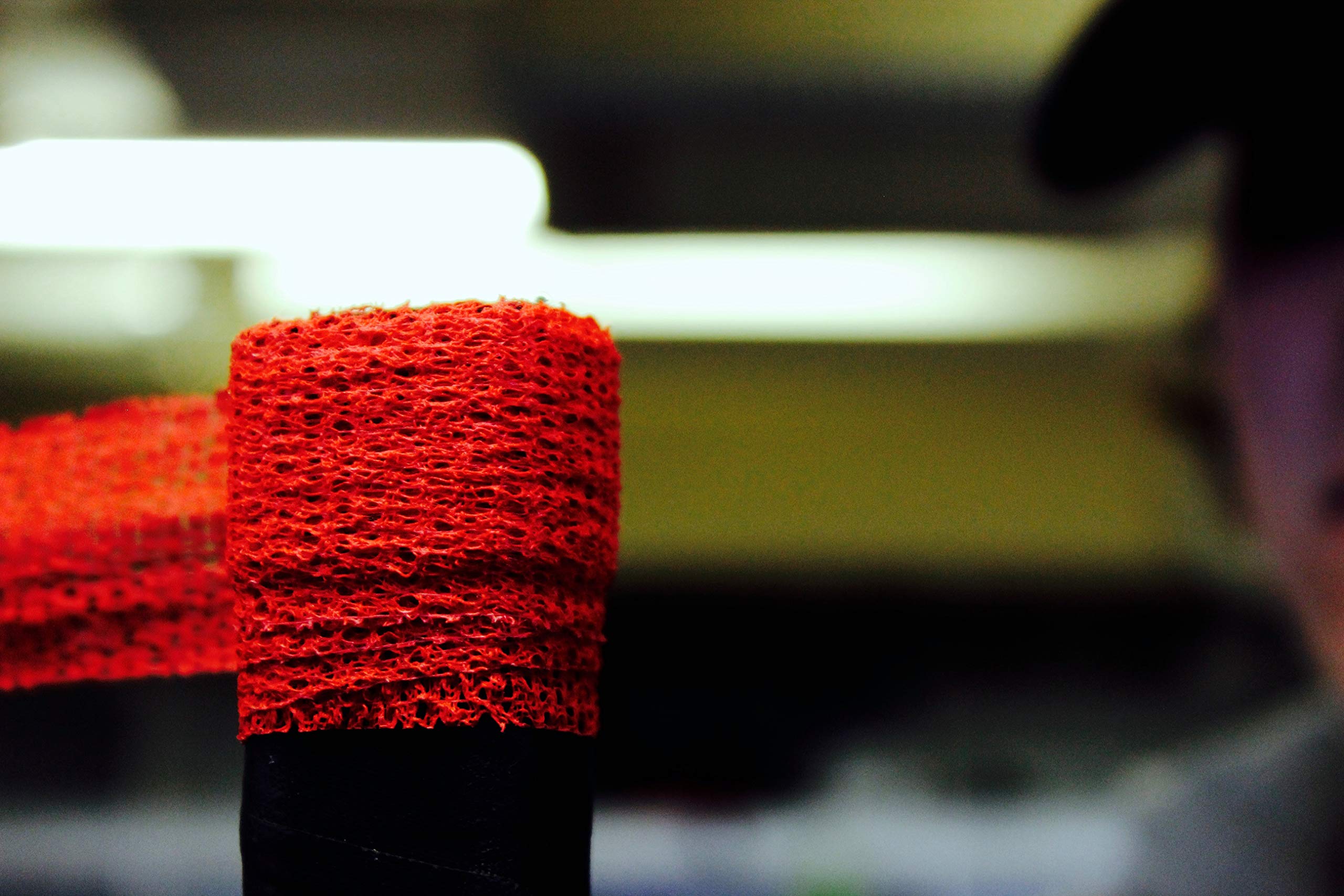 Howies Hockey Tape - Red Stretchy Grip Hockey Tape (12 Pack) | Premium Hockey Stick Grip Tape for Enhanced Control | Ideal for Ice Hockey, Street Hockey & Training Sessions