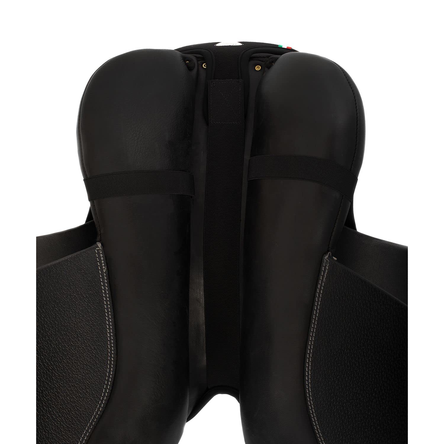 Acavallo Gel Seat Saver - 20mm Thick Orthopedic Memory Foam Cushion for Coccyx Pain Relief - Large Black Horse Riding Saddle Pad - Perfect for Equestrian, Cycling & Office Chairs