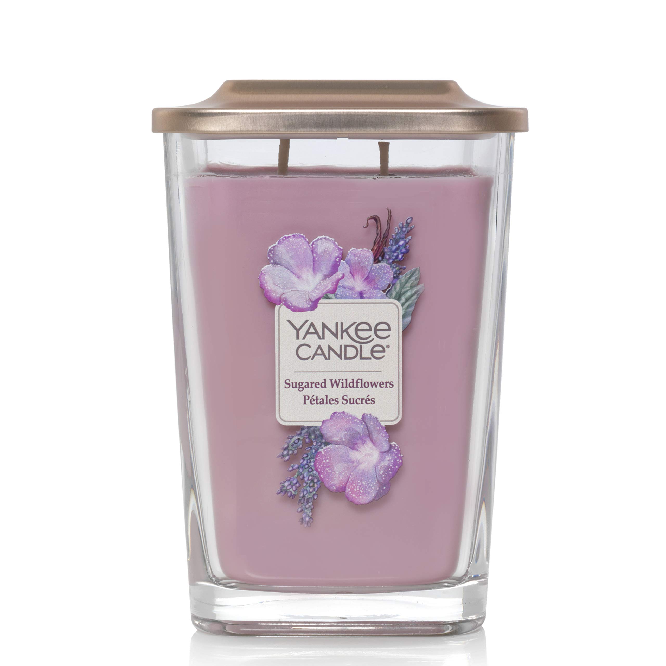 Yankee Candle Large Jar Candle - Sugared Wildflowers Scented Candle with 2 Wicks & Decorative Lid | Home Decor, Aromatherapy, Gift for Holidays & Relaxation