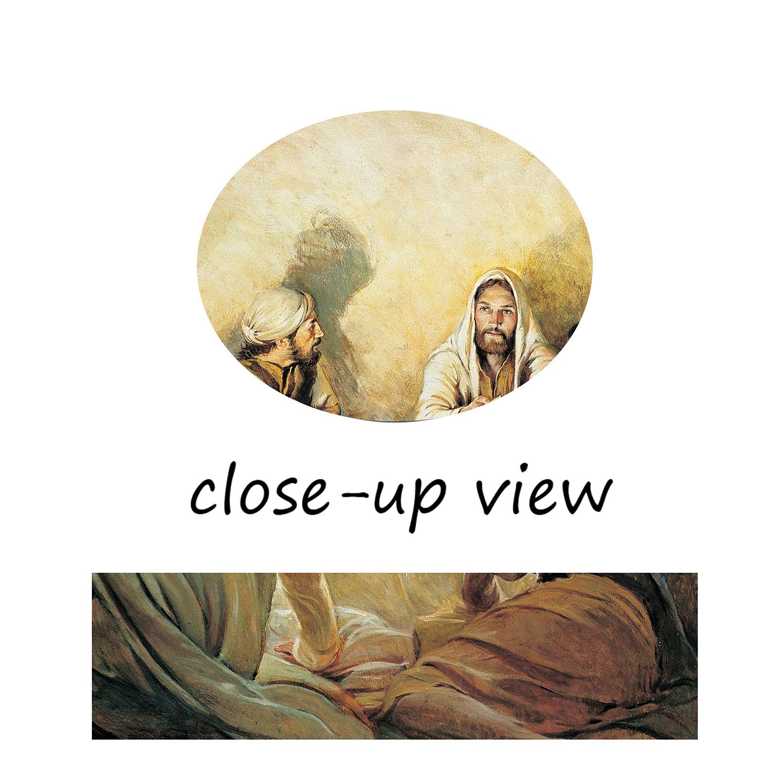 The Last Supper Canvas Wall Art - 28x40 Inches Christian Religious Painting for Dining Room Decor, Home & Church Wall Decor - Perfect for Living Room, Bedroom & Office