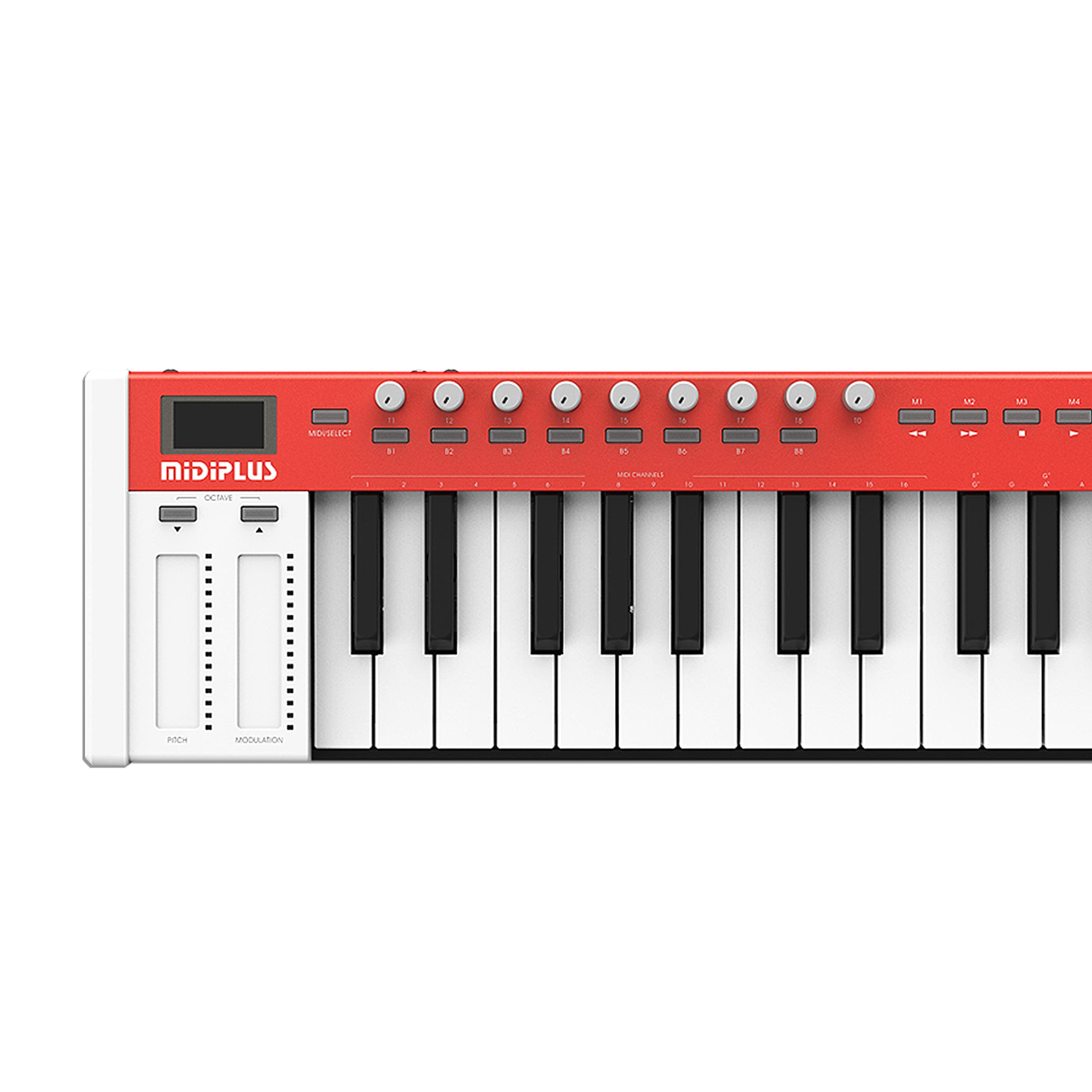 MIDIPLUS X6 Pro Mini USB MIDI Keyboard Controller - 25 Key Portable Music Production Tool for Home Studio, Live Performance & Beat Making