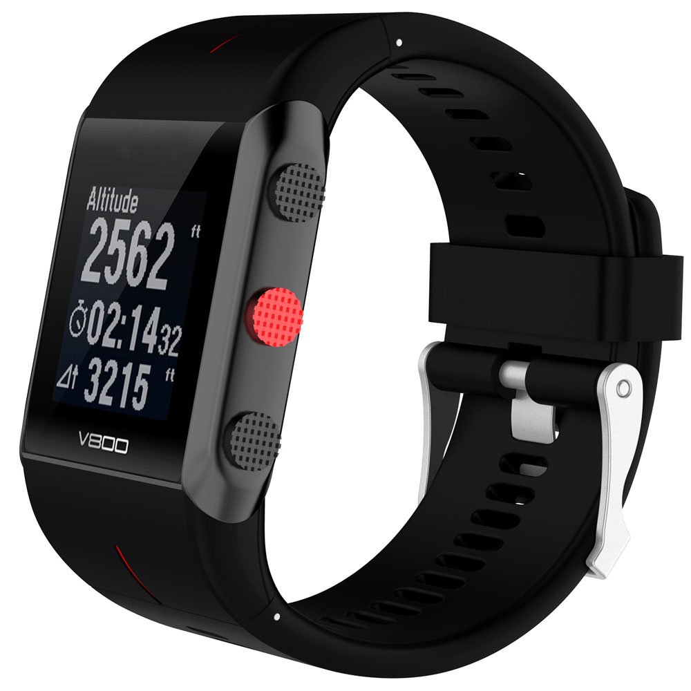 Polar V800 Replacement Band - Soft Adjustable Silicone Strap for Workouts & Running