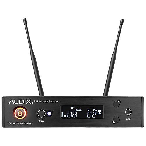 Audix AP41L10A 40 Series Single Channel Wireless System with B50 Bodypack & ADX10 Lavalier Microphone - Professional Wireless Mic Kit for Presentations, Live Performances & Broadcast Studios