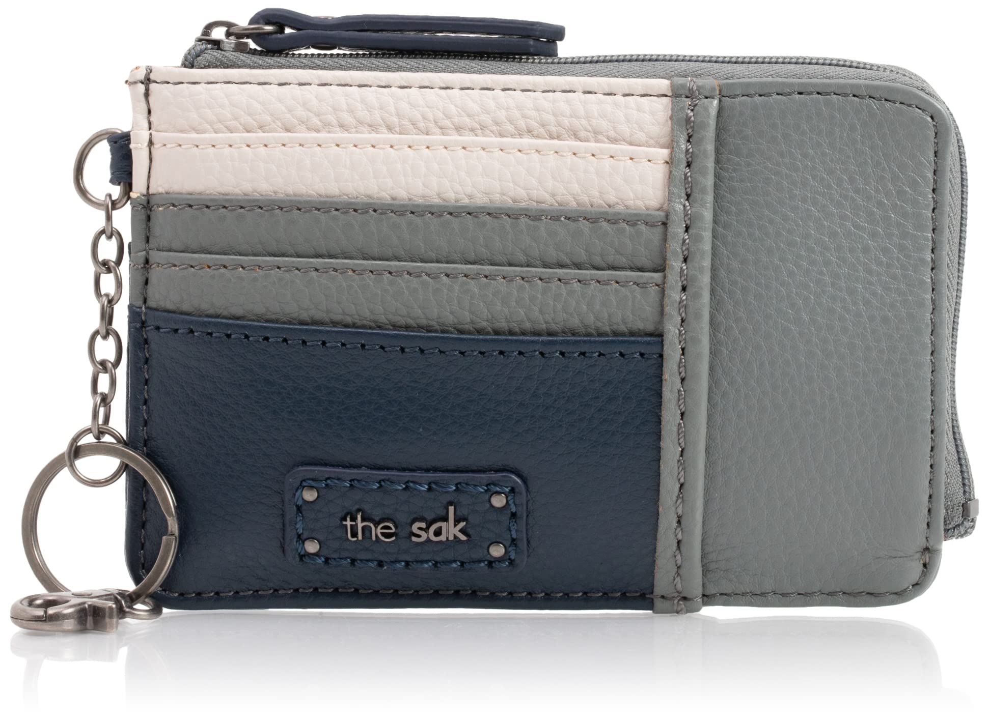 The Sak Iris Genuine Leather Wallet for Women - Slim RFID Blocking Card Holder with Keychain, Perfect for Everyday Use, Travel & Gift Giving