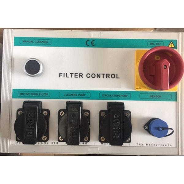Sea Side Aquatics PP 35 Rotary Drum Filter (RDF) - High Efficiency Mechanical Filtration for Koi Ponds, Aquaculture & Water Treatment Systems