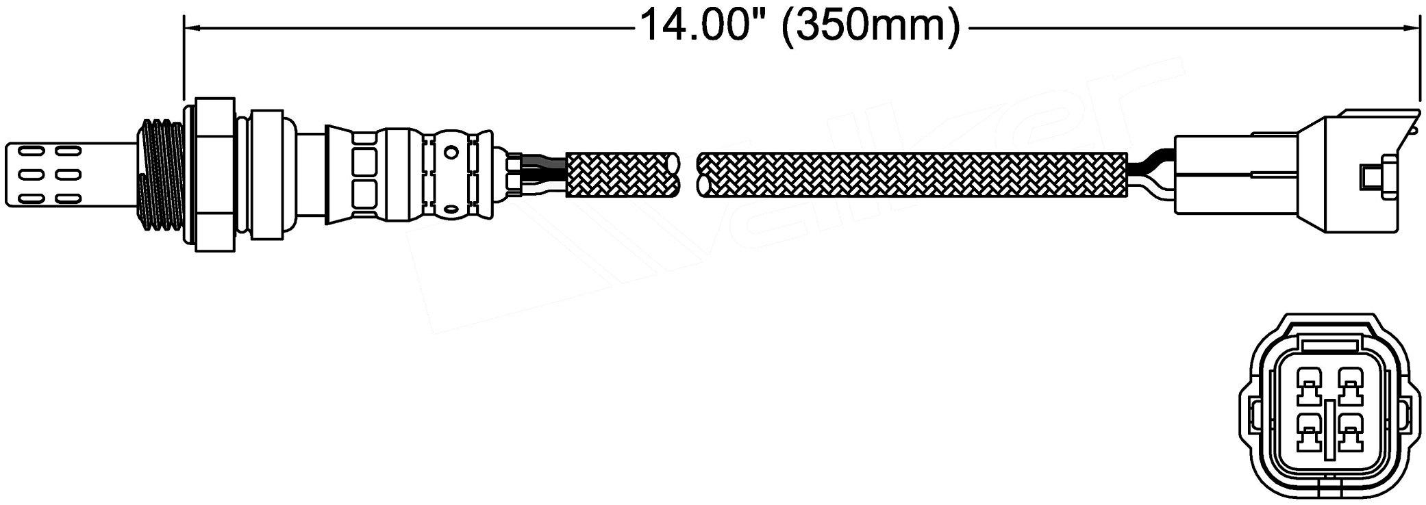 ACDelco Professional 213-3080 Heated Oxygen Sensor - Compatible with GM Vehicles - Improves Fuel Efficiency & Engine Performance - Perfect for Engine Tuning & Emissions Testing