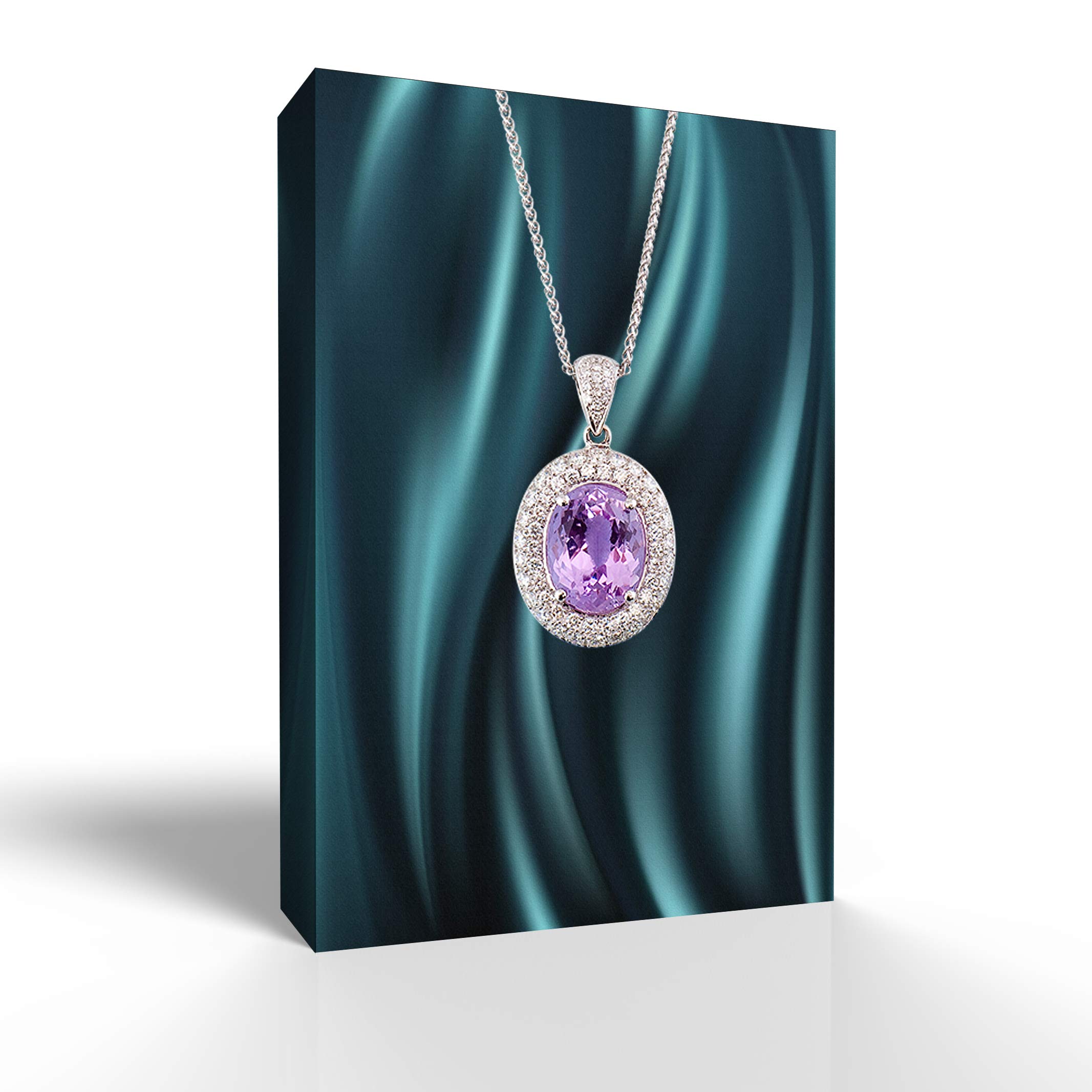 Elegant Jewelry Giclee Canvas Wall Art - 12x18 Inches, Perfect for Bedroom, Living Room, and Home Decoration - Wall26 Premium House Art