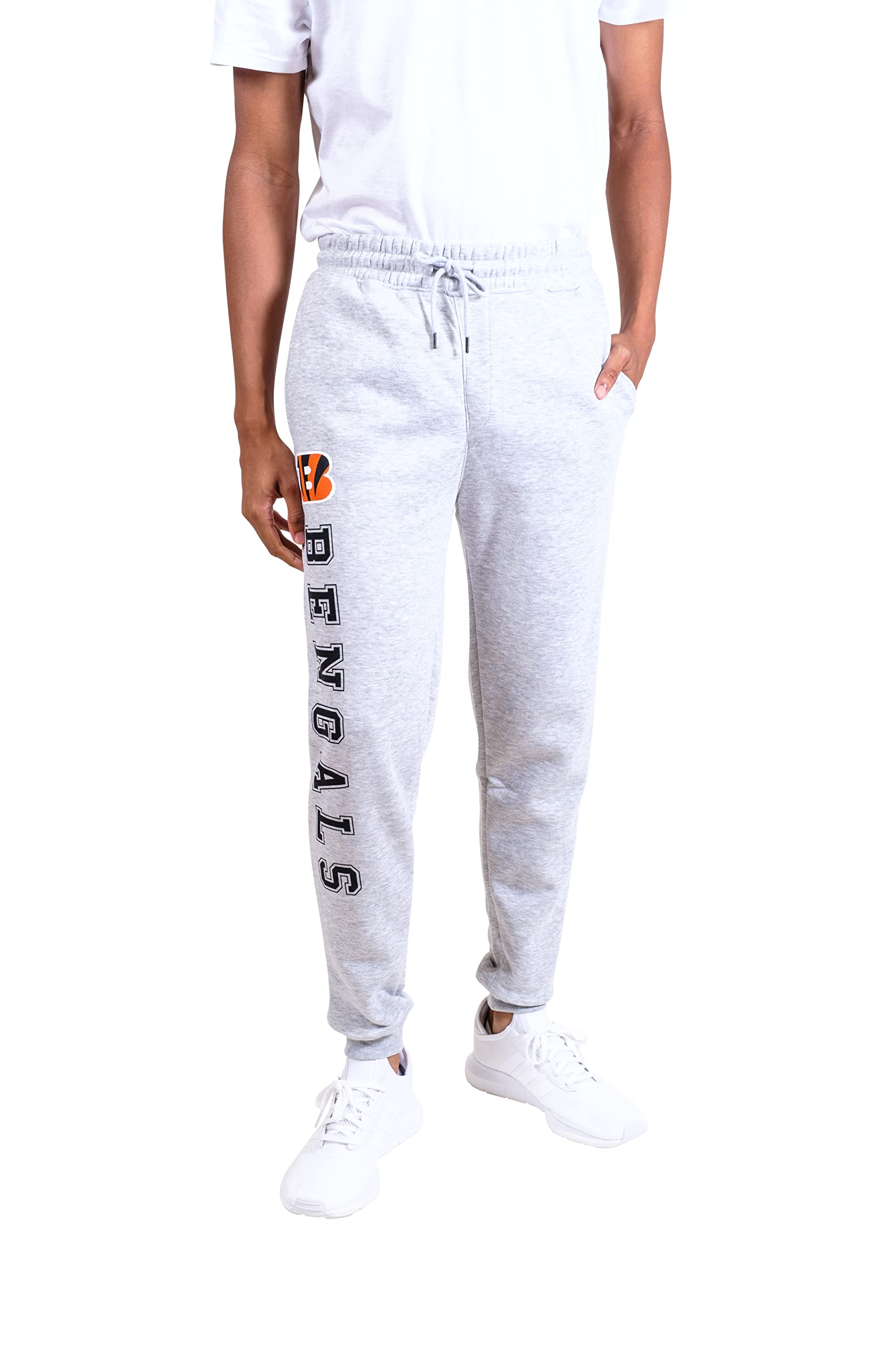 Ultra Game NFL Men's Soft Fleece Jogger Sweatpants - Comfortable Athletic Pants for Running, Workout & Lounge Wear