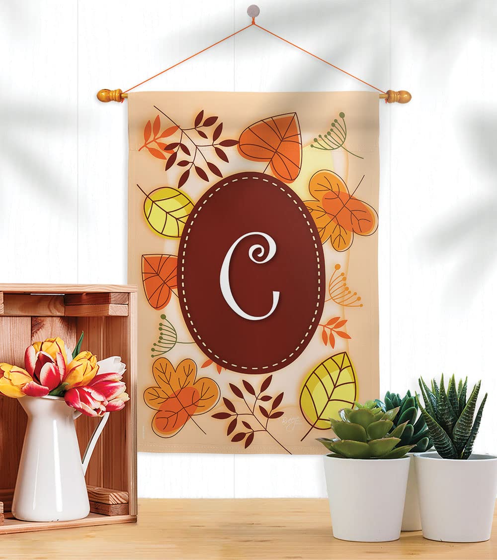 Autumn C Initial House Flag Set - 28