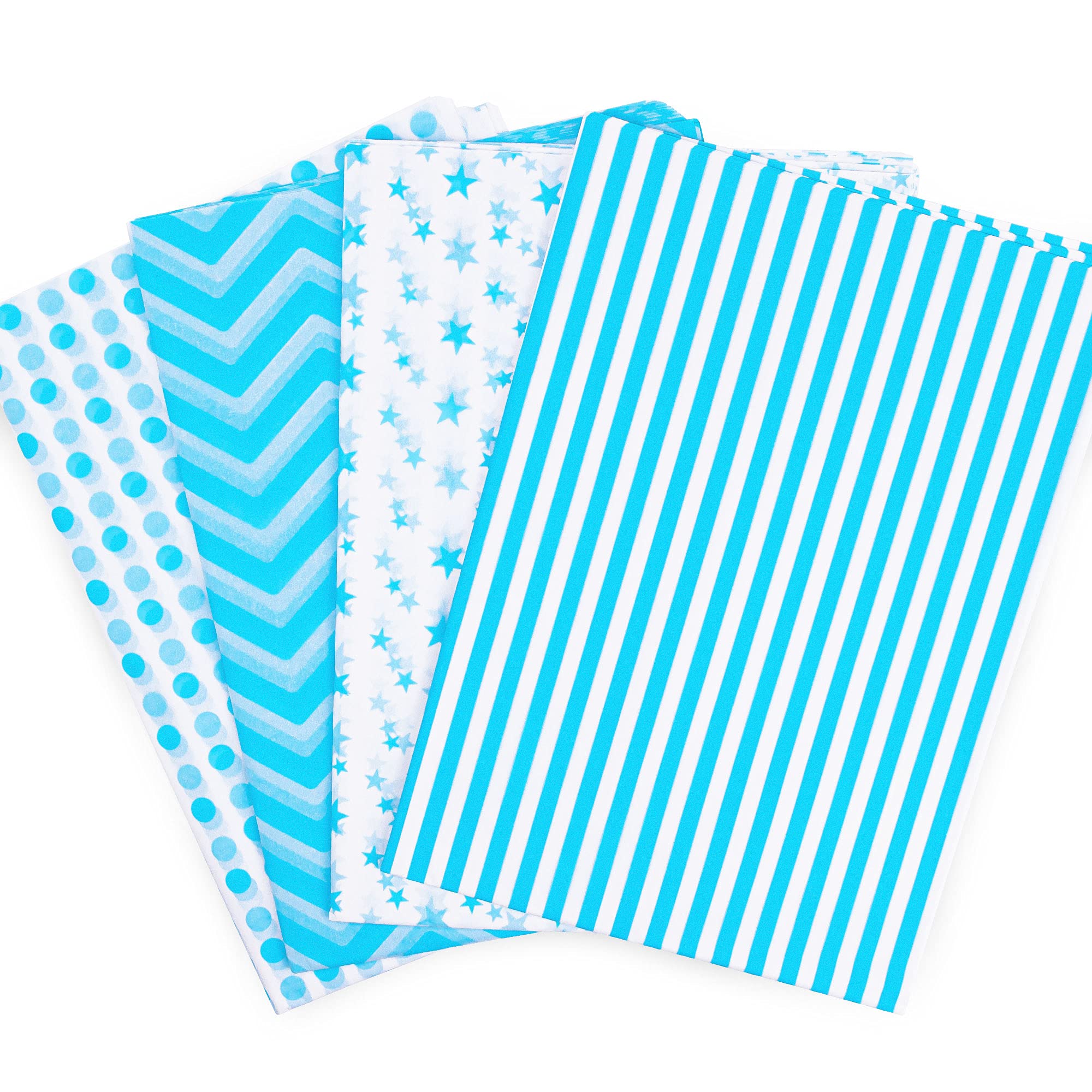 MR FIVE 60 Sheets Bulk Blue Tissue Paper, 20