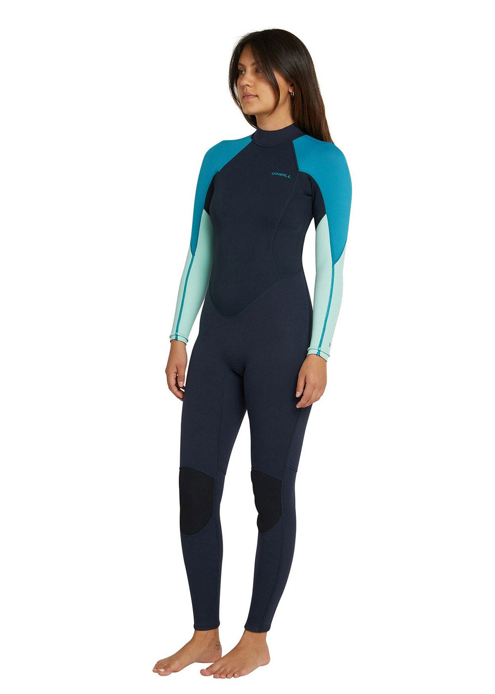 O'Neill Women's Reactor II 3/2mm Back Zip Full Wetsuit for Surfing, Diving & Water Sports - Premium Neoprene Comfort & Warmth