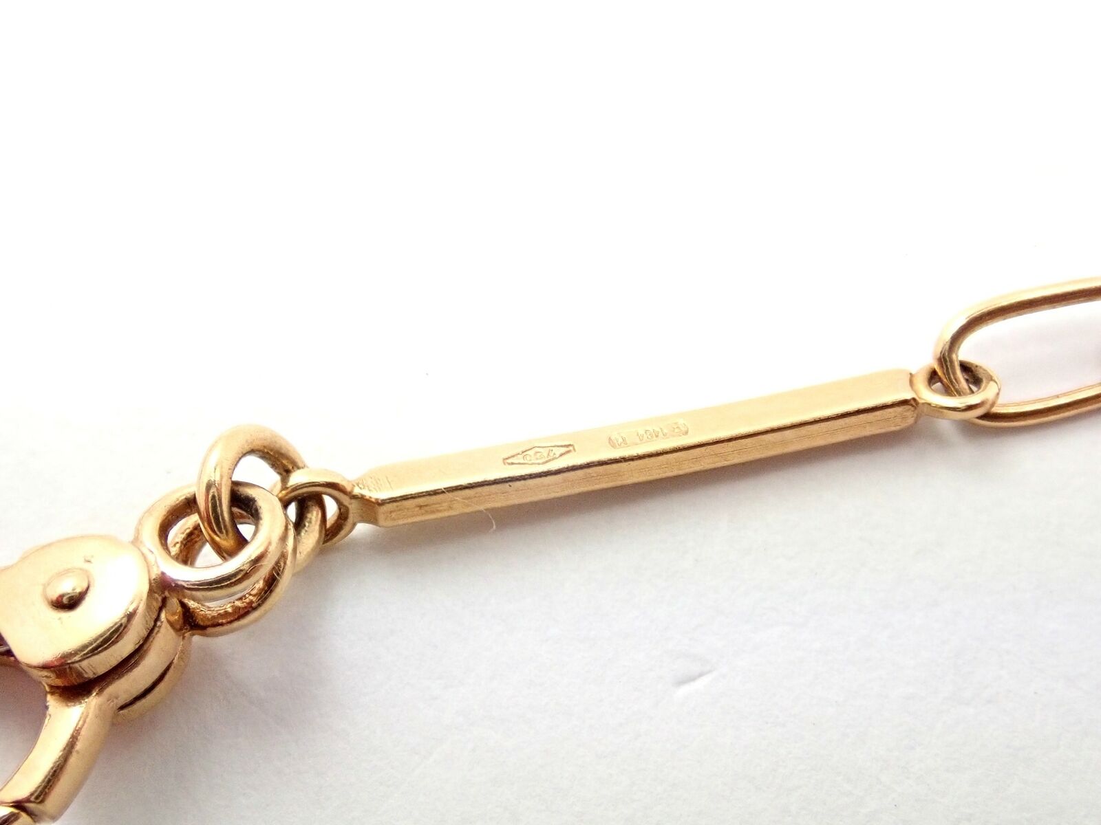 Vintage Pomellato 18K Rose Gold Long Chain Necklace & Bracelet Set - 38.25